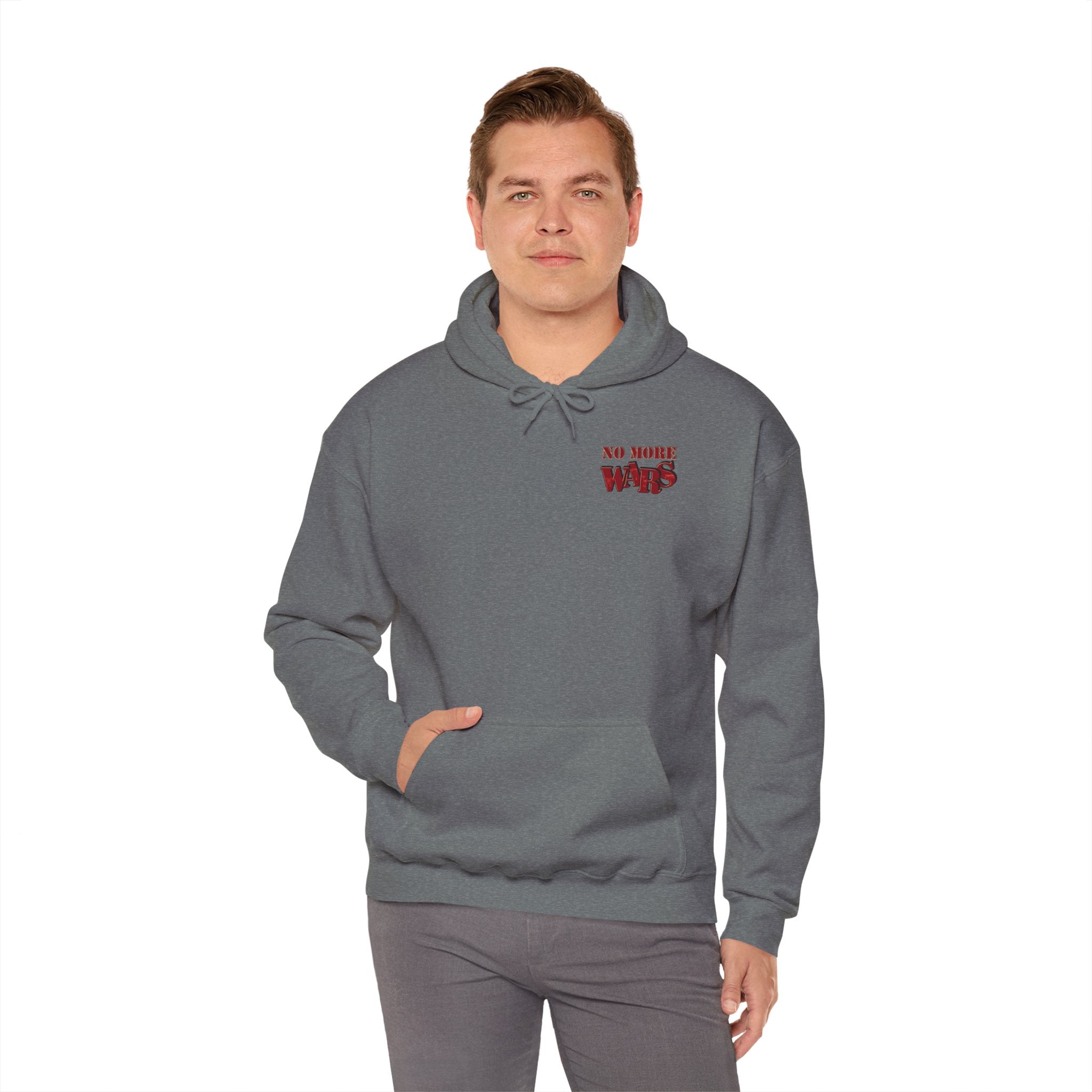 No More Wars for the Synagogue of Satan - Unisex Heavy Blend™ Hooded Sweatshirt