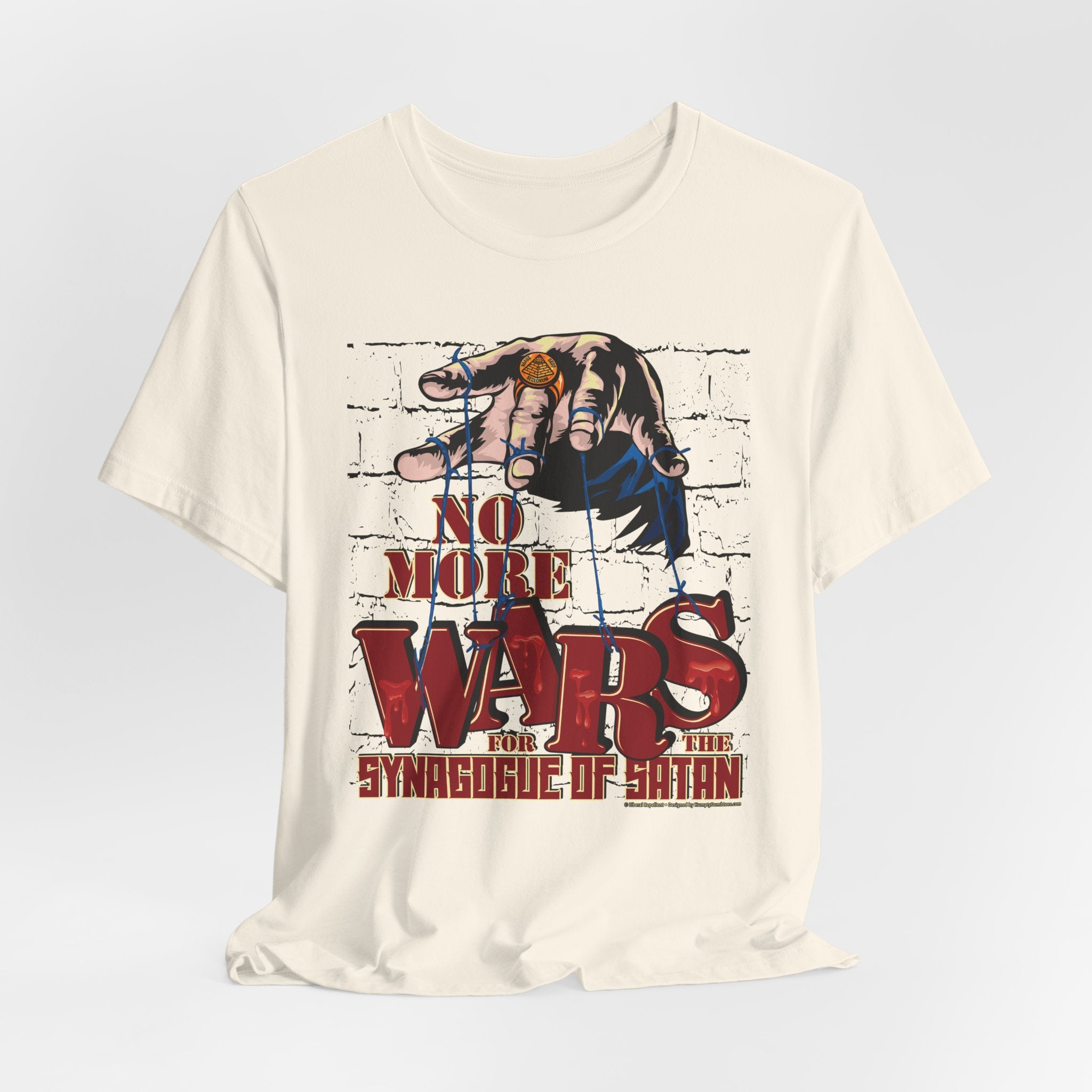 No More Wars for the Synagogue of Satan - Unisex Soft Cotton Short Sleeve T-Shirt