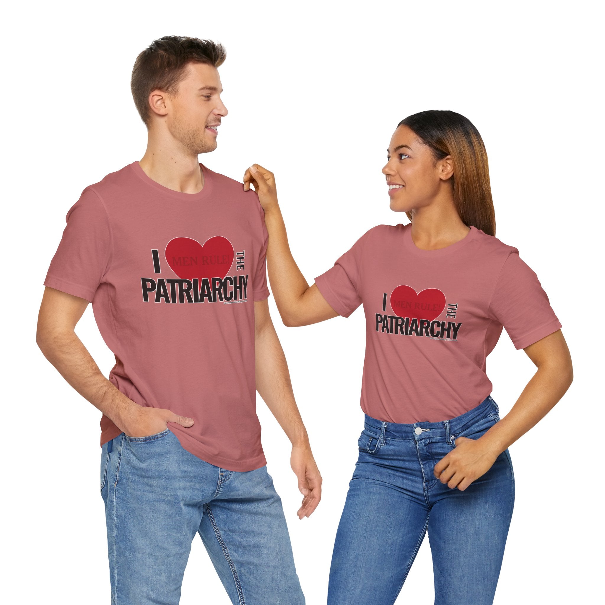 I Love The Patriarchy - Unisex Soft Cotton Short Sleeve T-Shirt