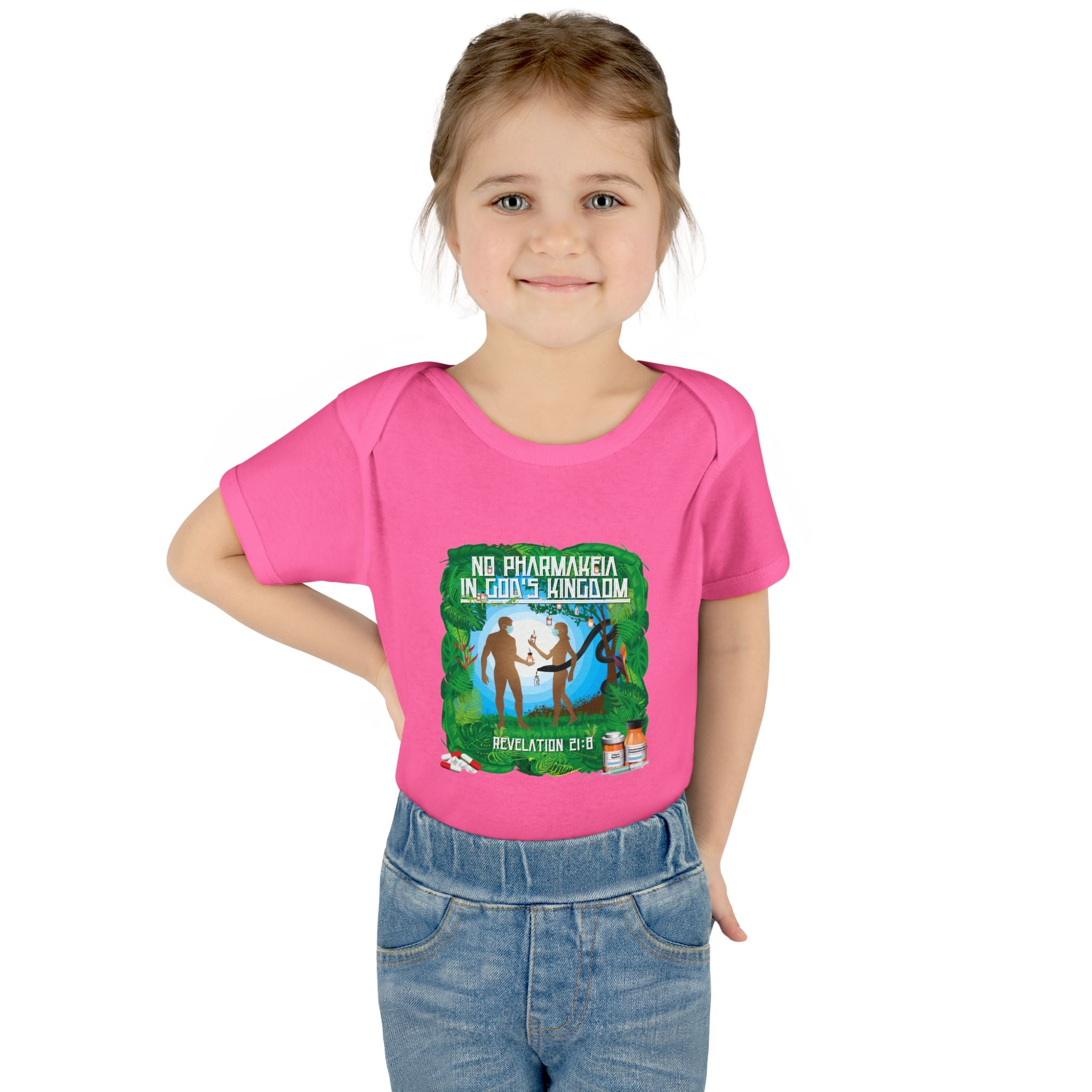 No Pharmakeia in God's Kingdom - Infant Soft Cotton Onsie Bodysuit