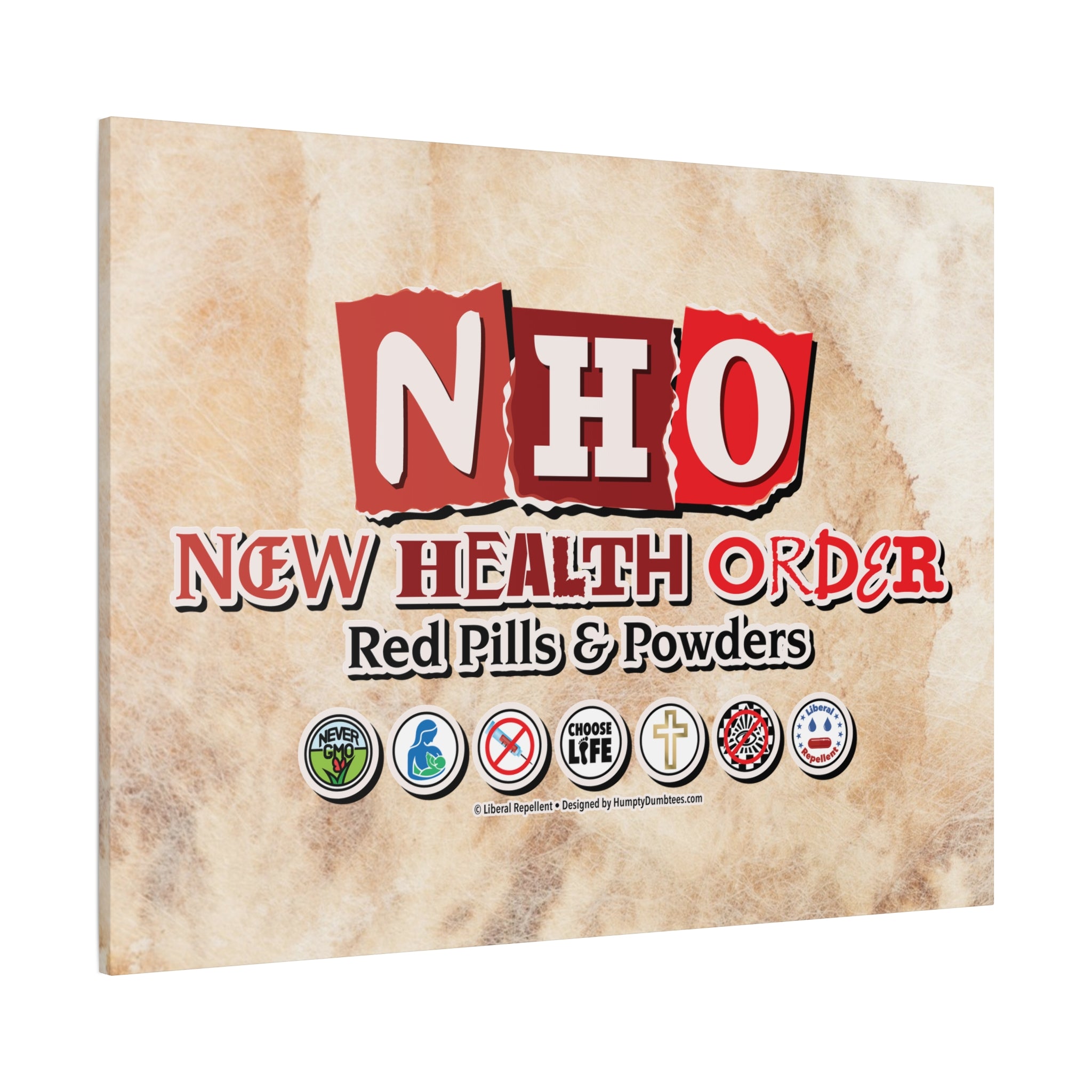 New Health Order - Gallery Wrapped Canvas Wall Art