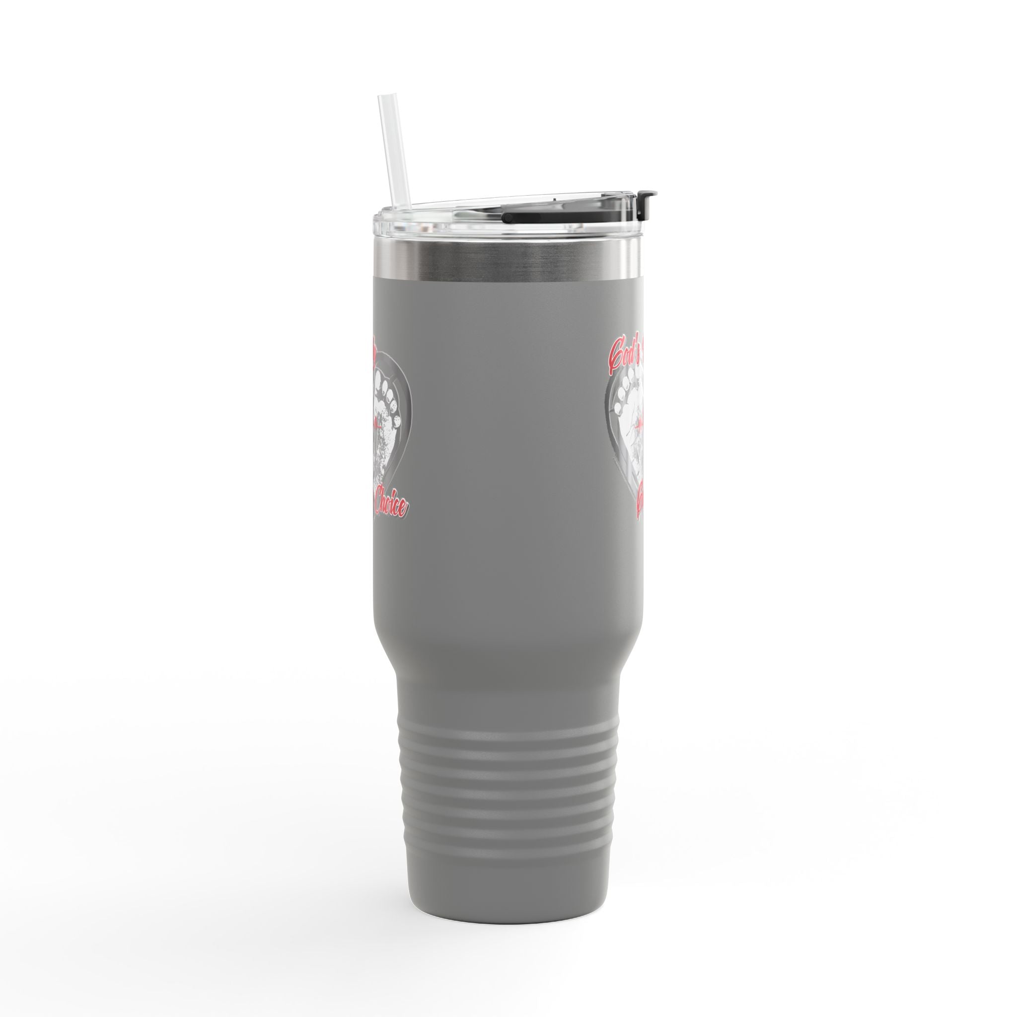 God's Body, God's Choice - 40oz Insulated Travel Mug