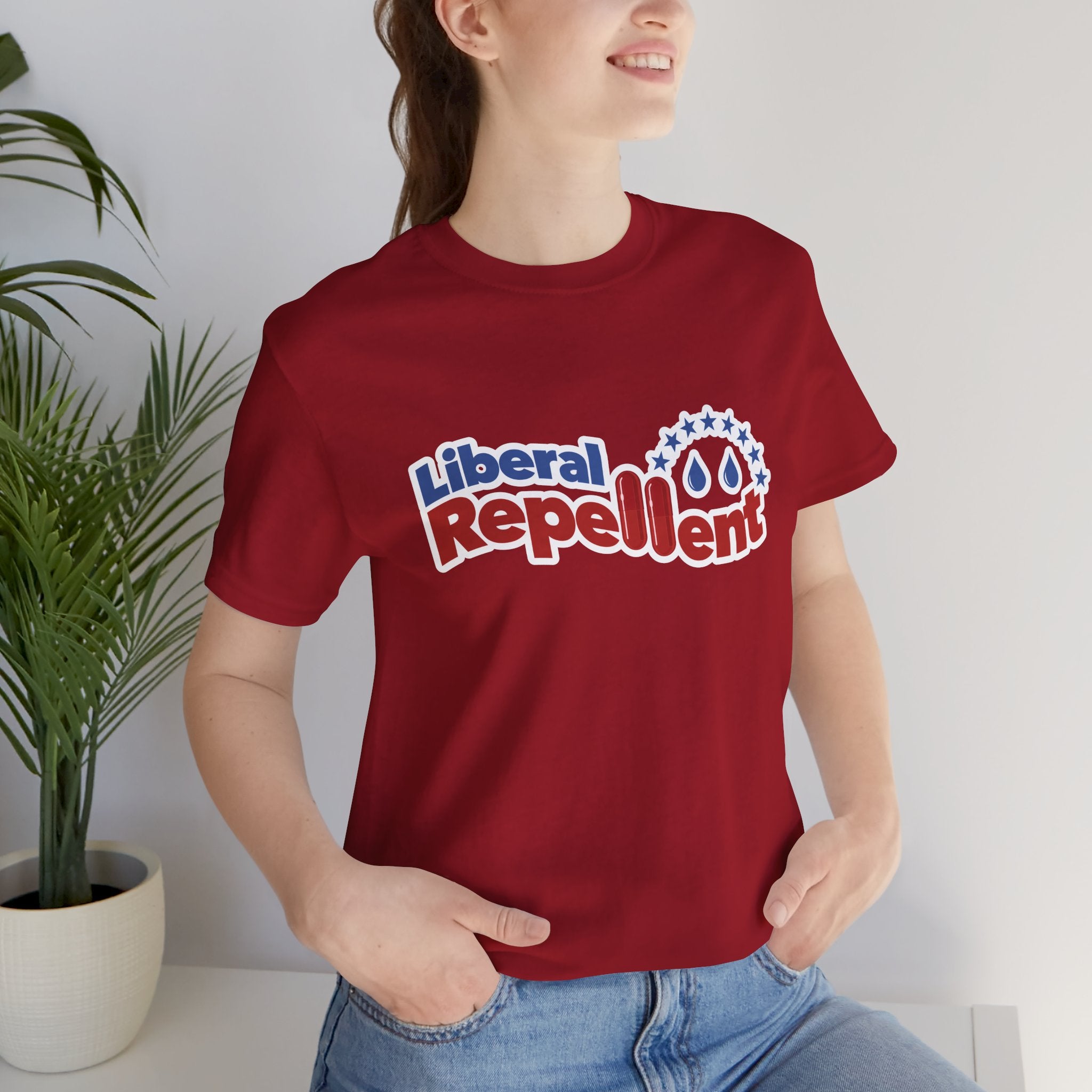 Liberal Repellent - Unisex Soft Cotton Short Sleeve T-Shirt