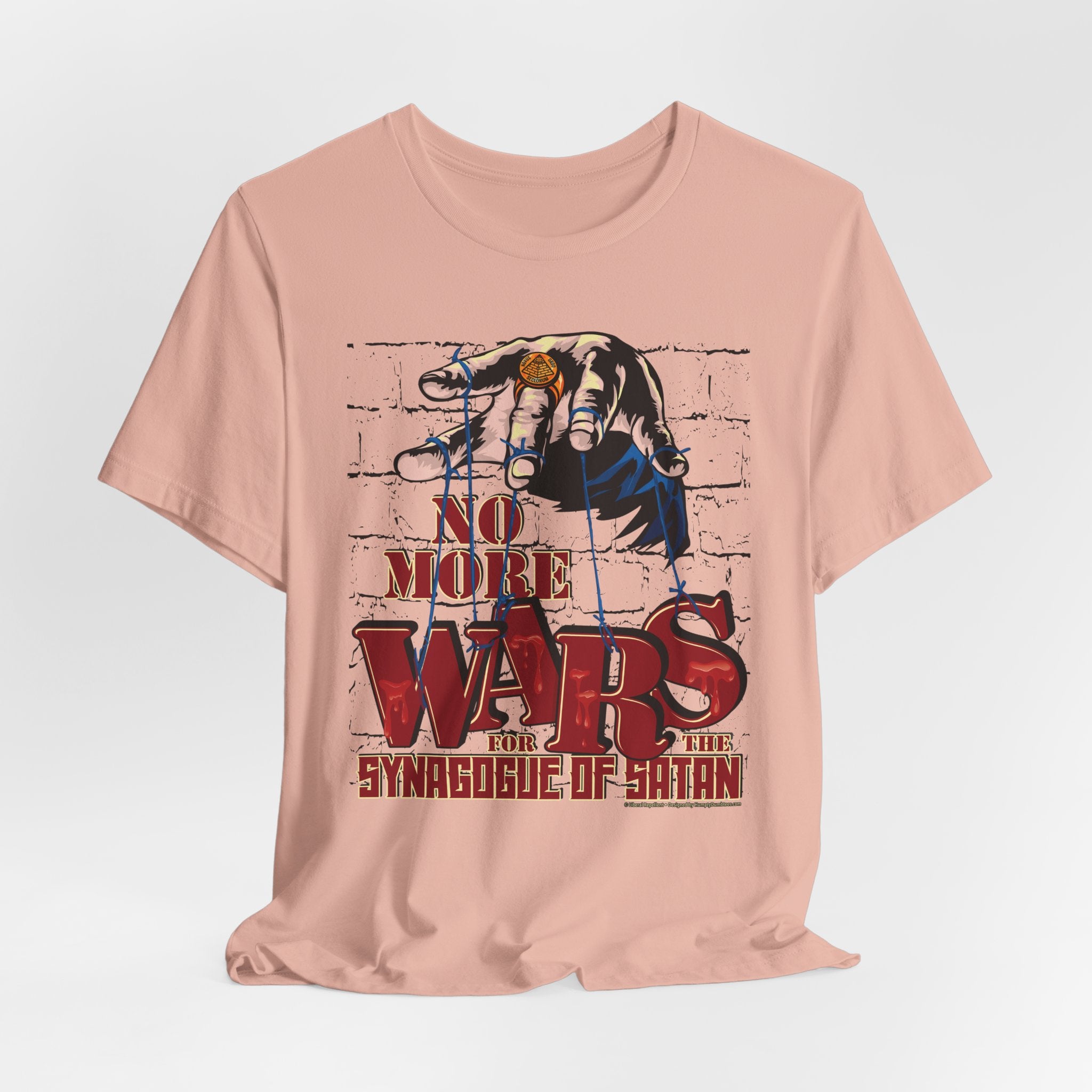 No More Wars for the Synagogue of Satan - Unisex Soft Cotton Short Sleeve T-Shirt