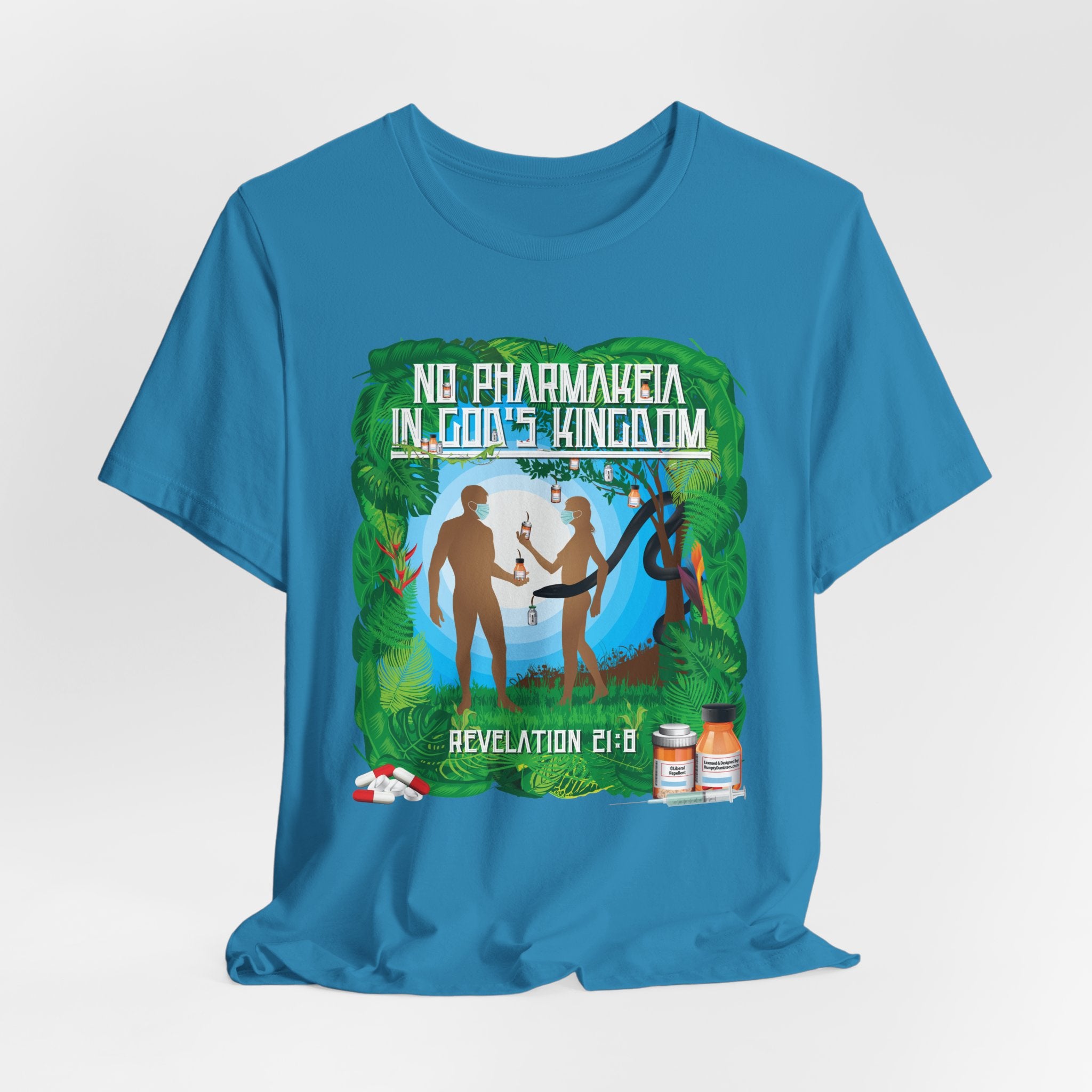 No Pharmakeia in God's Kingdom - Unisex Soft Cotton Short Sleeve T-Shirt