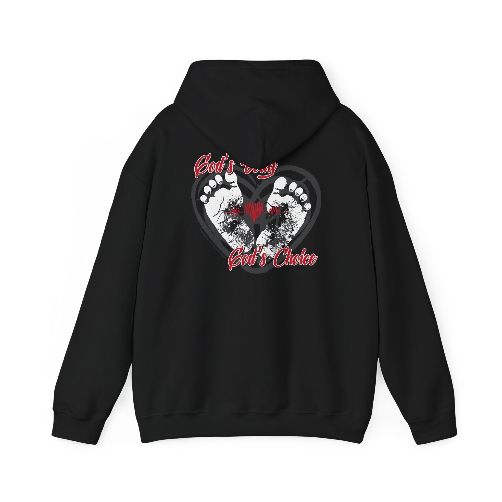 God's Body, God's Choice - Unisex Heavy Blend™ Hooded Sweatshirt