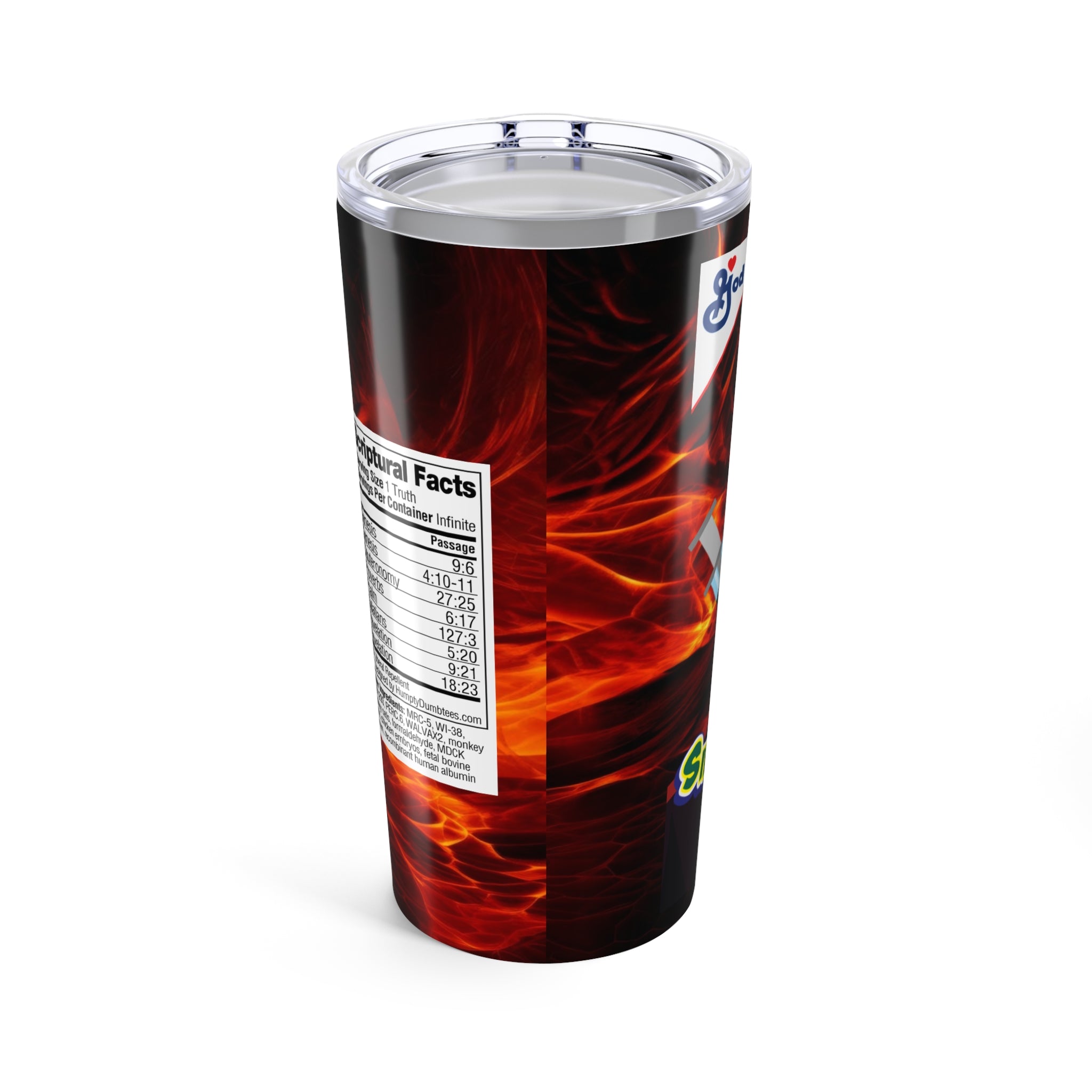 Silly Christians, Vaccines are for Satanists - 20oz Insulated Travel Tumbler