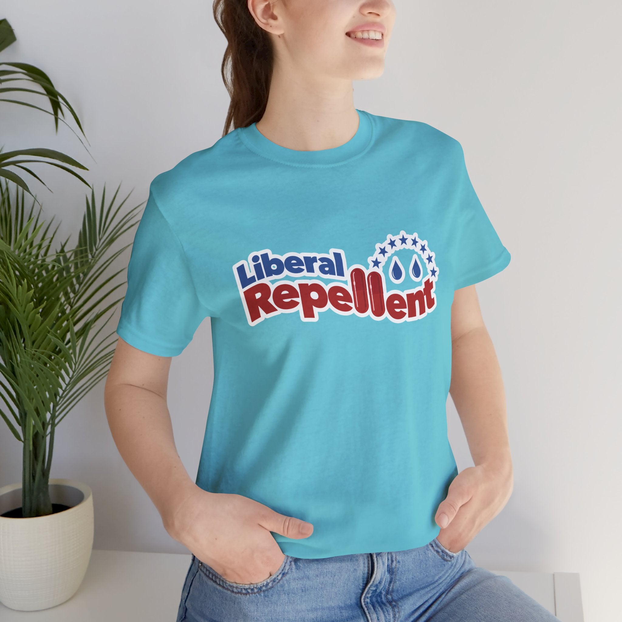 Liberal Repellent - Unisex Soft Cotton Short Sleeve T-Shirt
