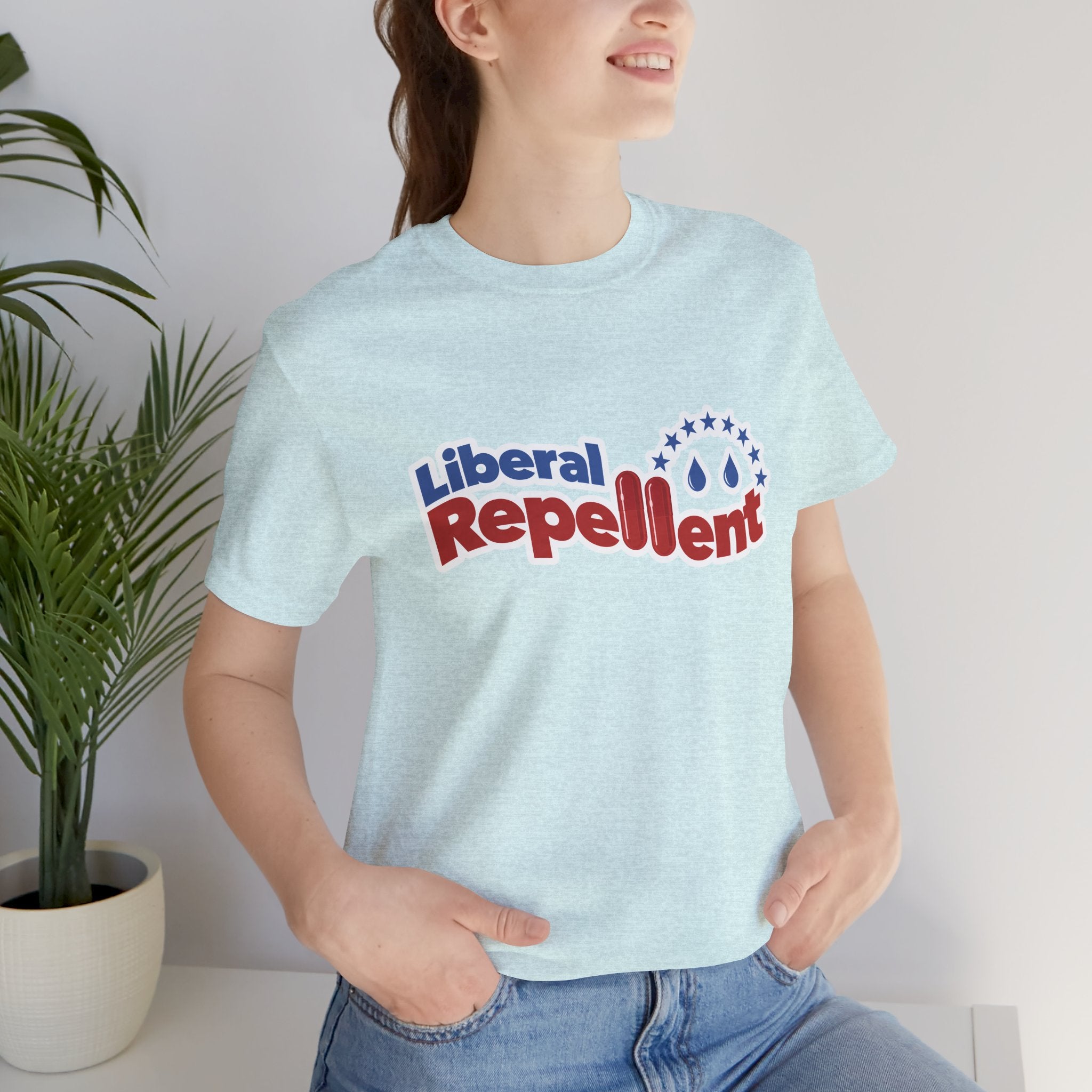 Liberal Repellent - Unisex Soft Cotton Short Sleeve T-Shirt
