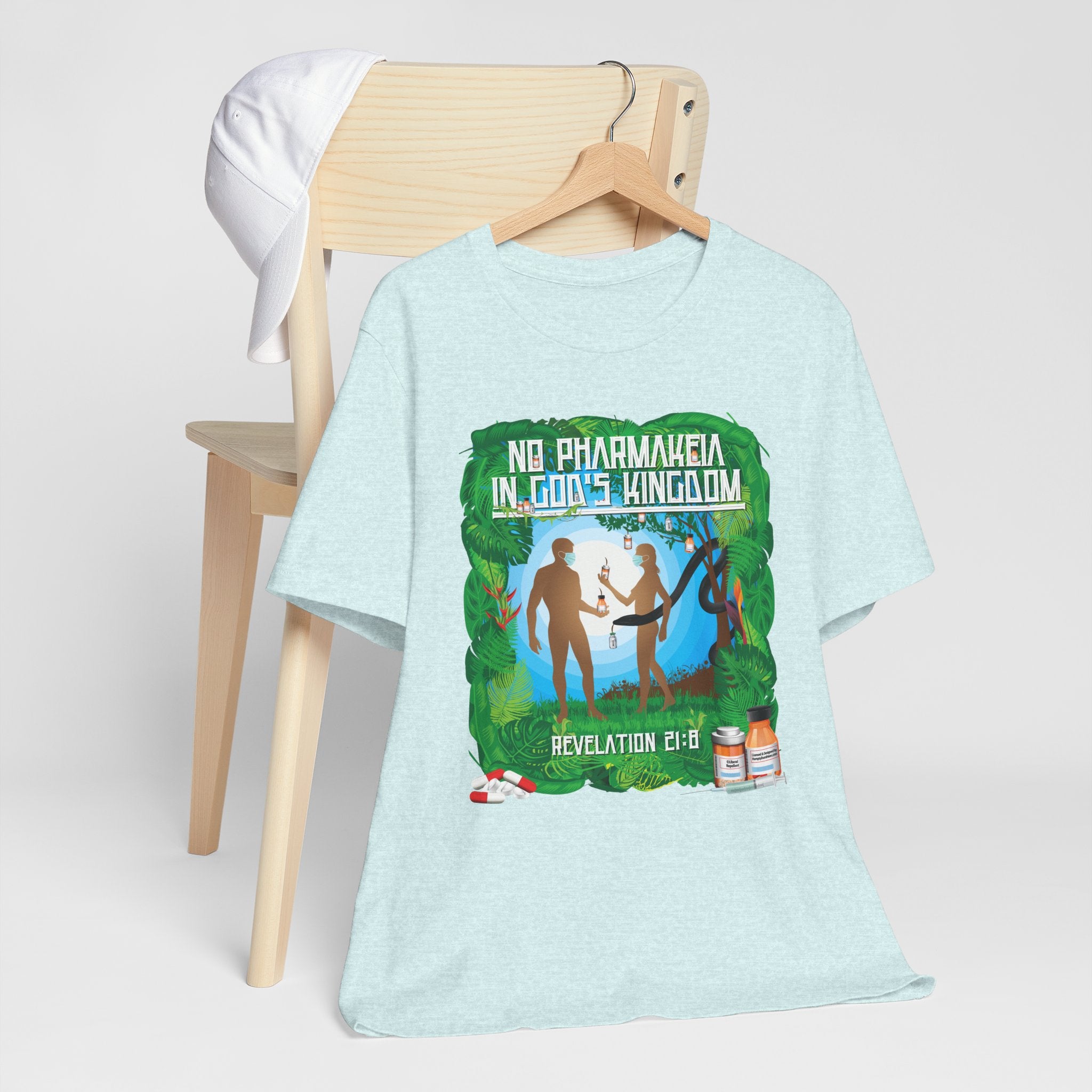 No Pharmakeia in God's Kingdom - Unisex Soft Cotton Short Sleeve T-Shirt