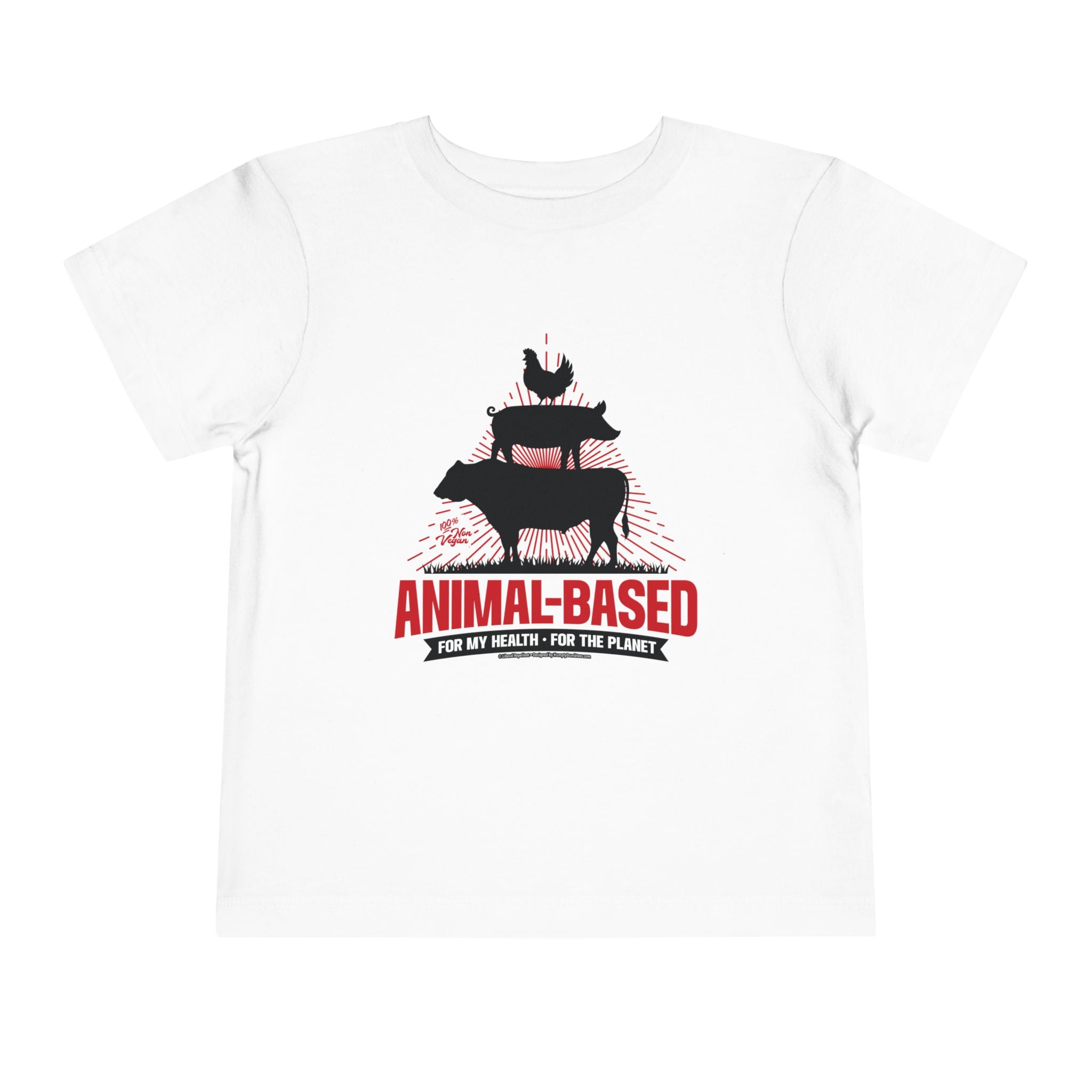 Animal Based - Toddler Soft Cotton Short Sleeve T-Shirt