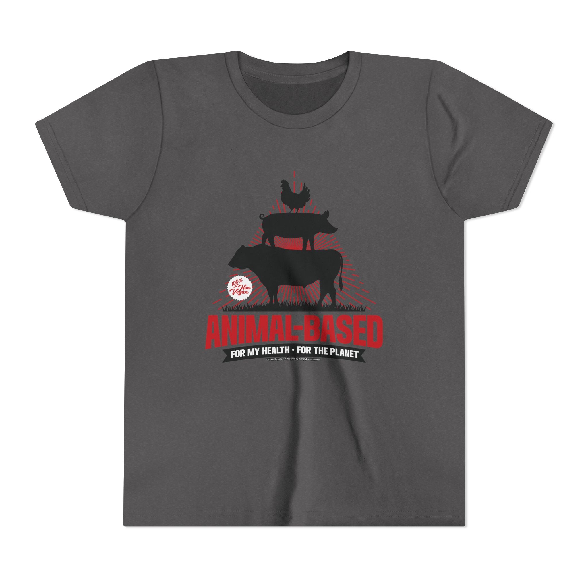 Animal Based - Youth Soft Cotton Short Sleeve T-Shirt