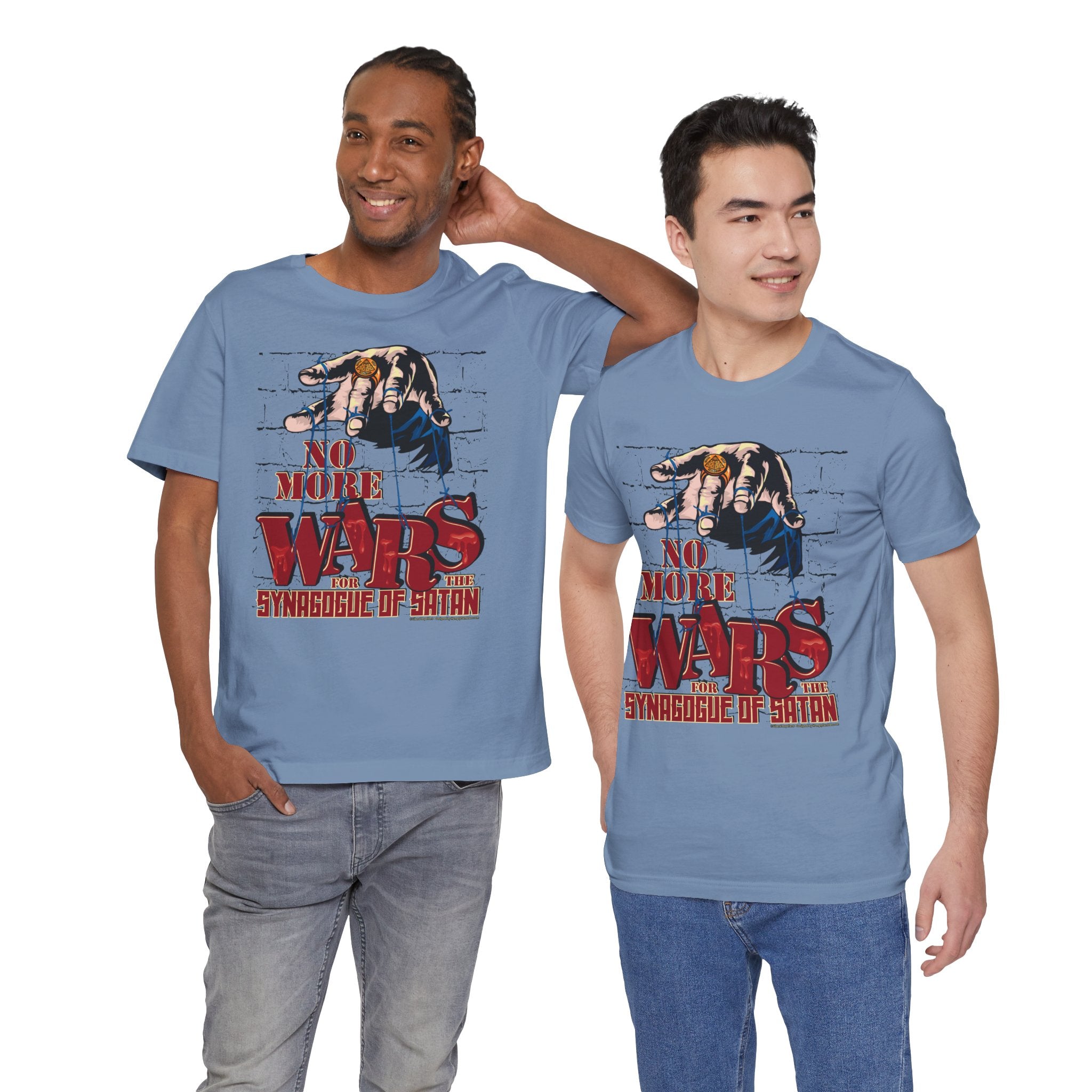 No More Wars for the Synagogue of Satan - Unisex Soft Cotton Short Sleeve T-Shirt