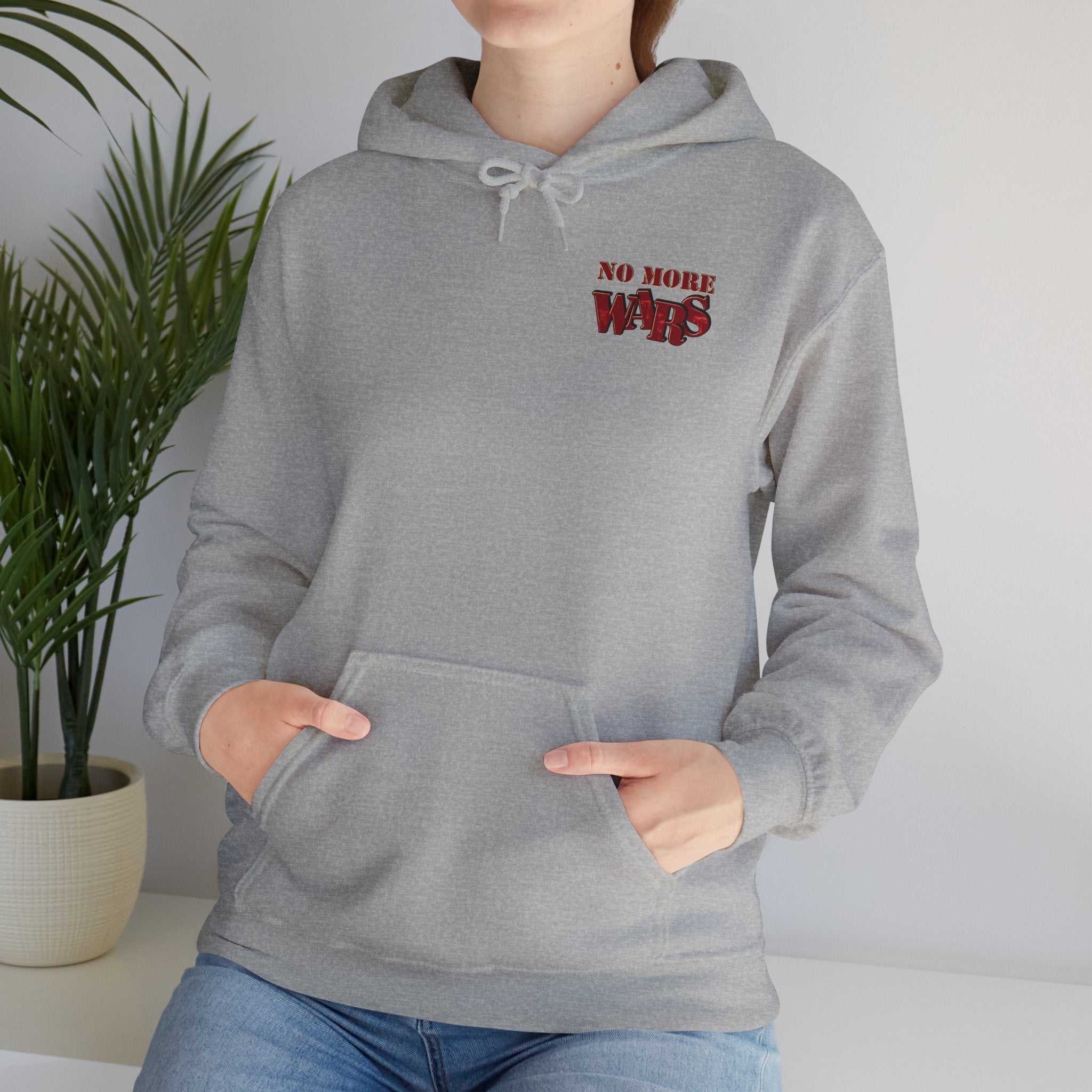 No More Wars for the Synagogue of Satan - Unisex Heavy Blend™ Hooded Sweatshirt