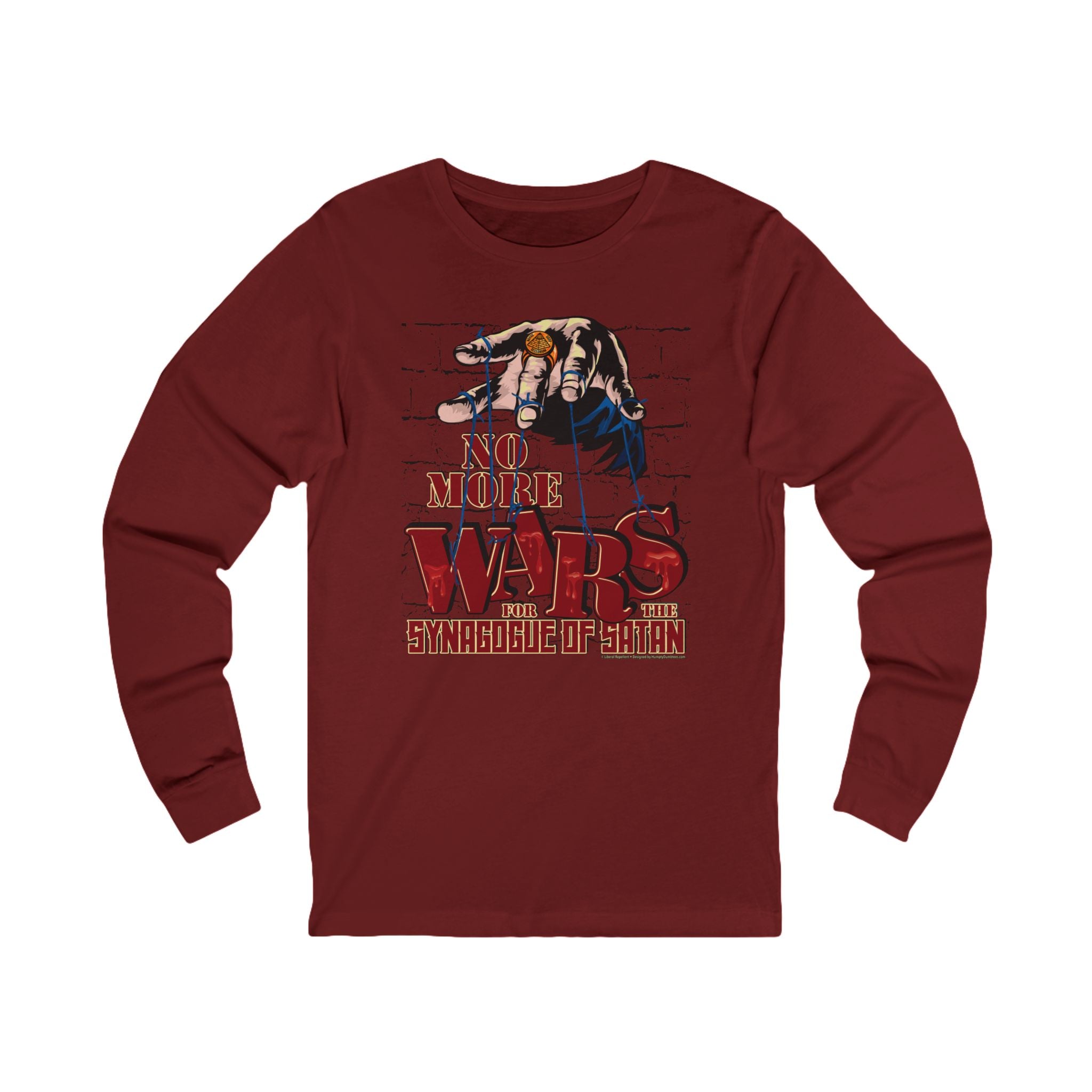 No More Wars for the Synagogue of Satan - Unisex Soft Cotton Long Sleeve T-Shirt