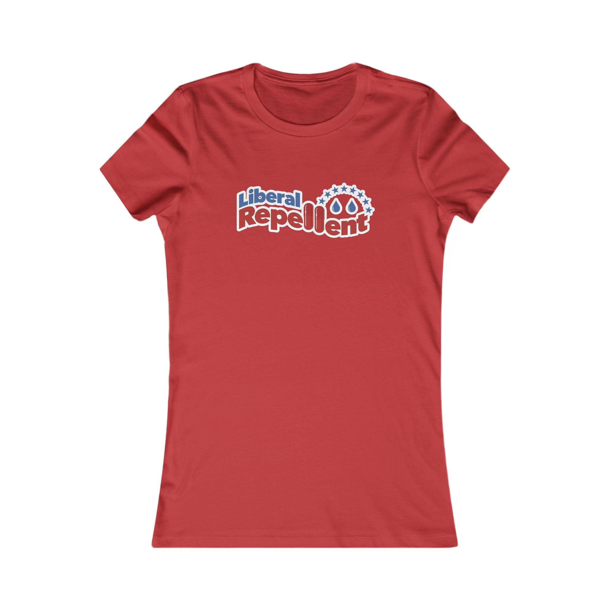 Liberal Repellent - Ladies Soft Cotton Cap Sleeve T-Shirt