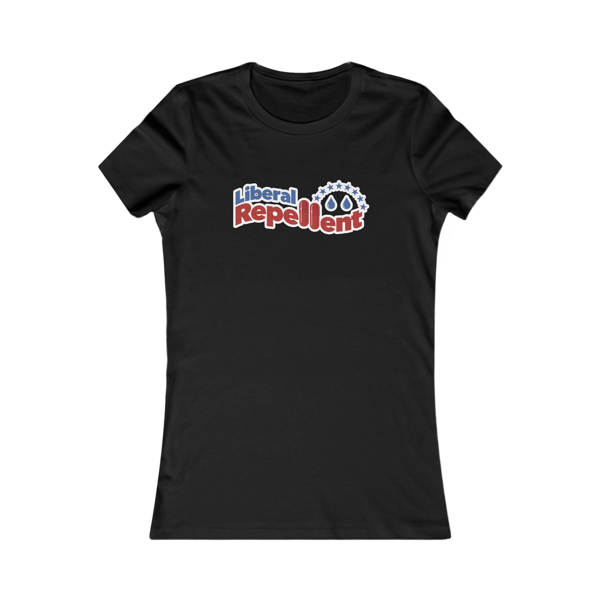 Liberal Repellent - Ladies Soft Cotton Cap Sleeve T-Shirt