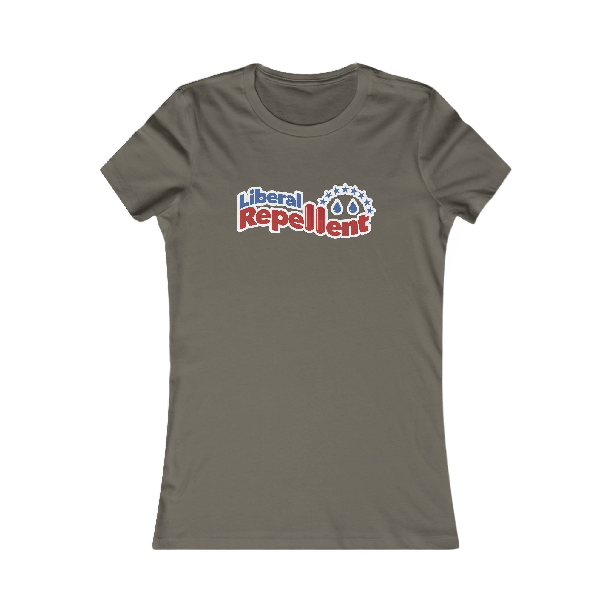 Liberal Repellent - Ladies Soft Cotton Cap Sleeve T-Shirt