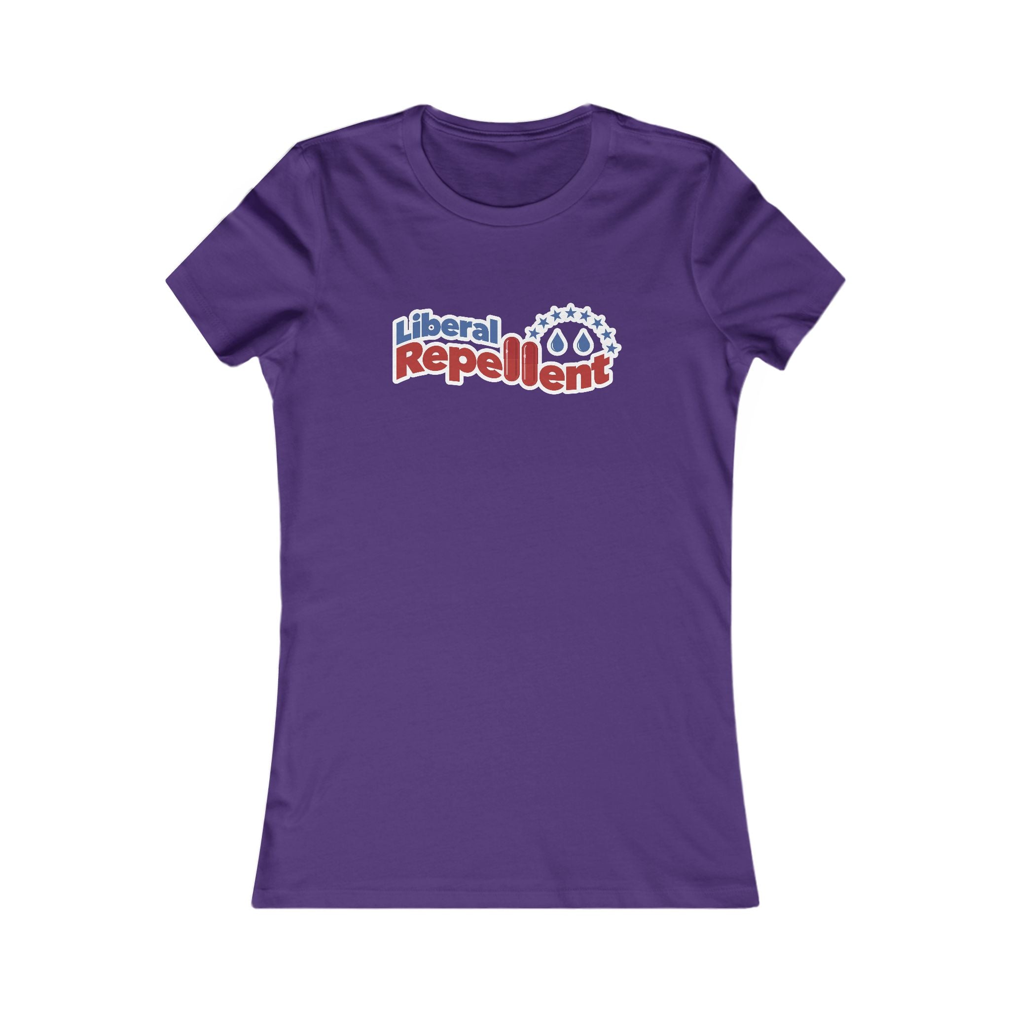 Liberal Repellent - Ladies Soft Cotton Cap Sleeve T-Shirt