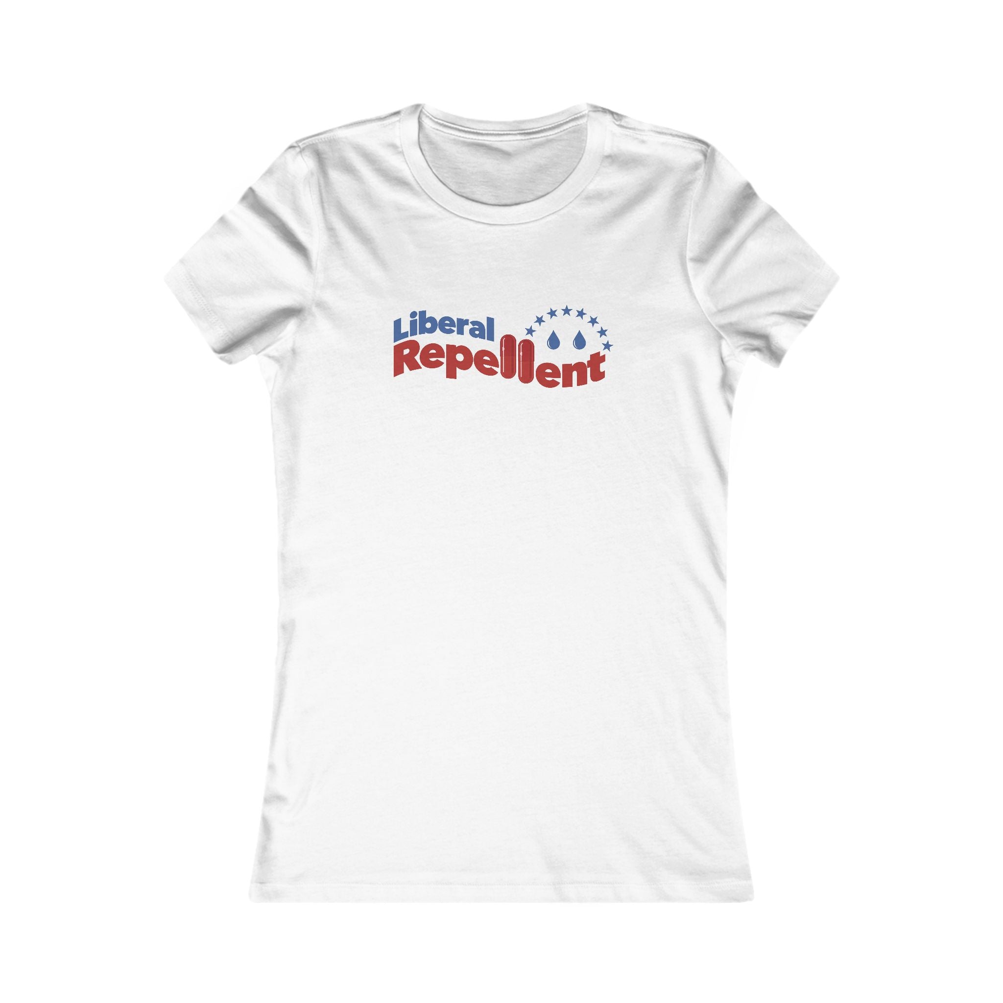 Liberal Repellent - Ladies Soft Cotton Cap Sleeve T-Shirt