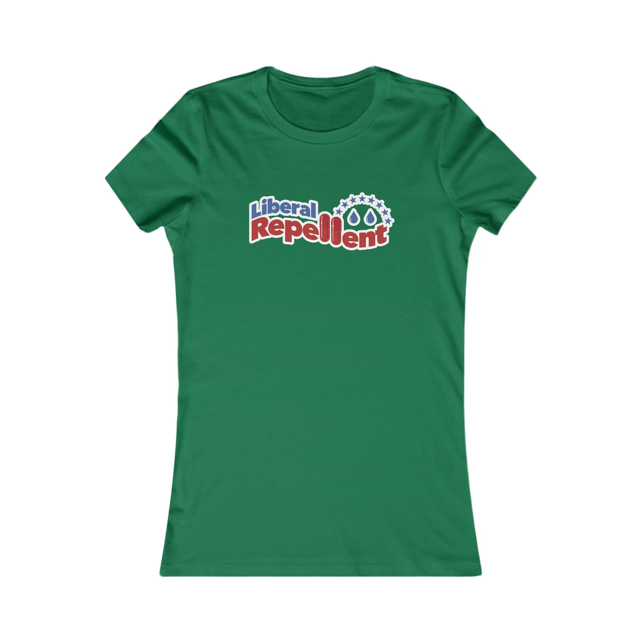 Liberal Repellent - Ladies Soft Cotton Cap Sleeve T-Shirt