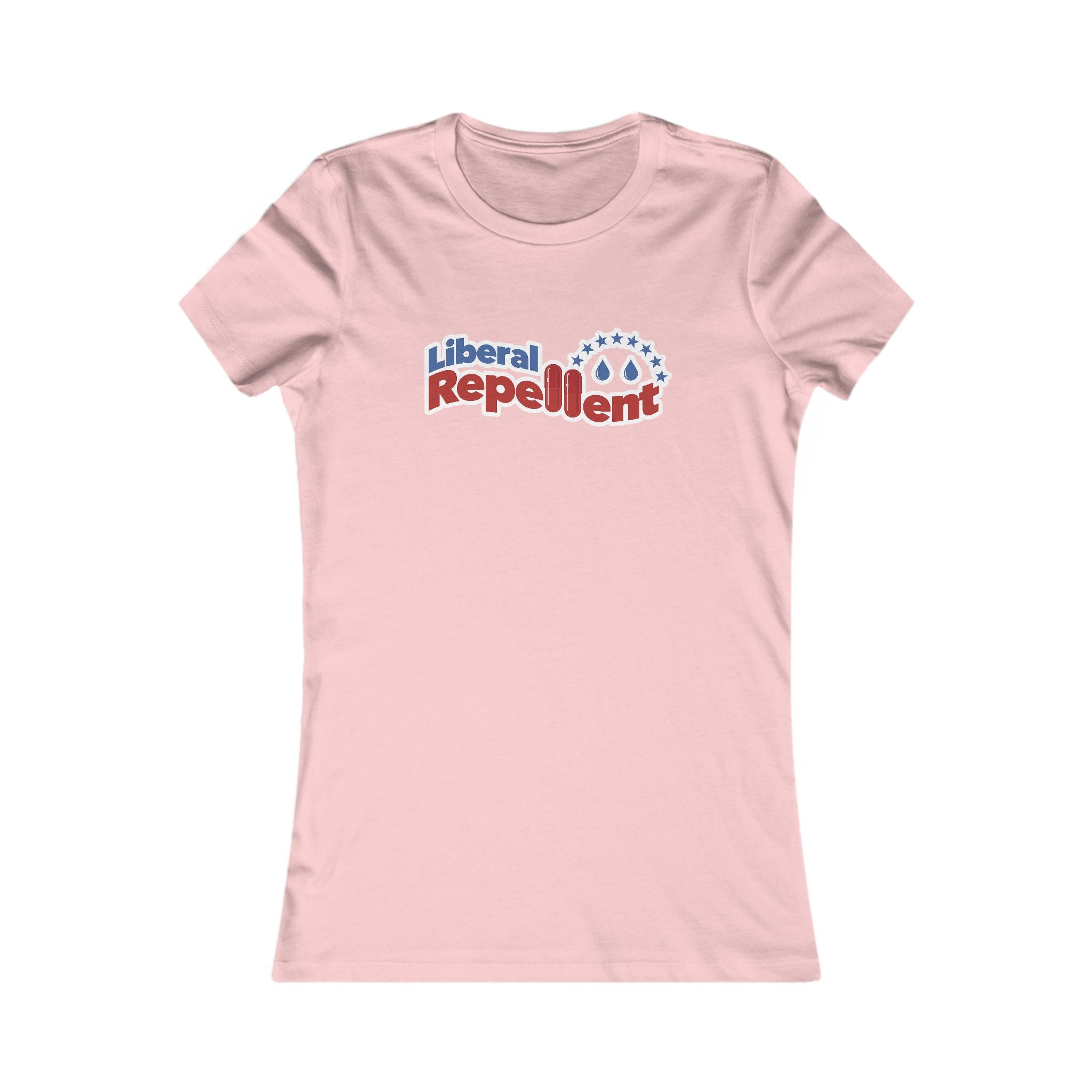 Liberal Repellent - Ladies Soft Cotton Cap Sleeve T-Shirt