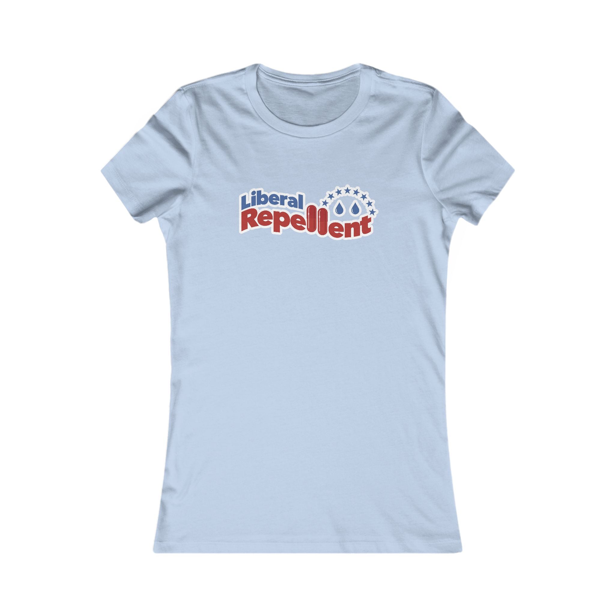 Liberal Repellent - Ladies Soft Cotton Cap Sleeve T-Shirt