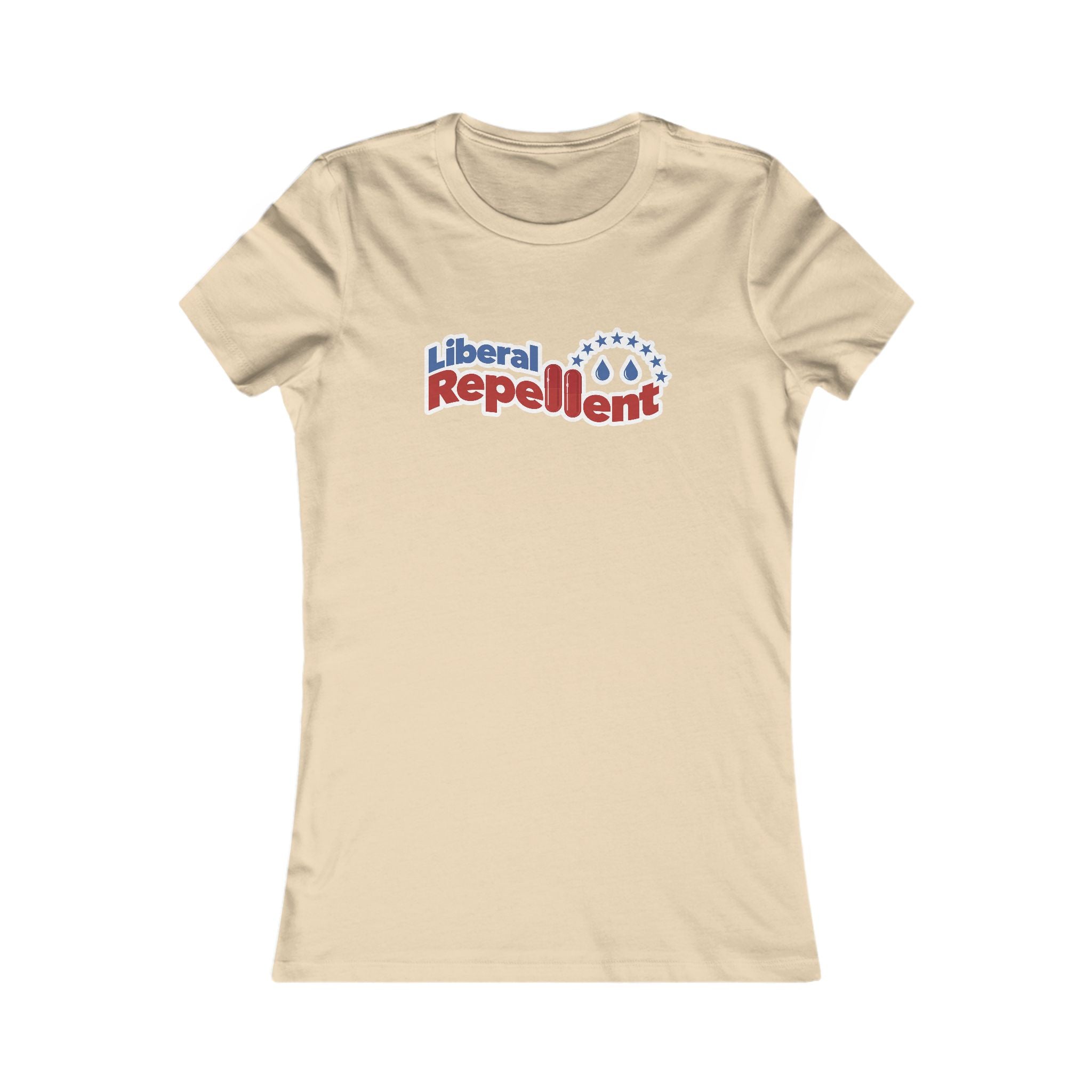 Liberal Repellent - Ladies Soft Cotton Cap Sleeve T-Shirt