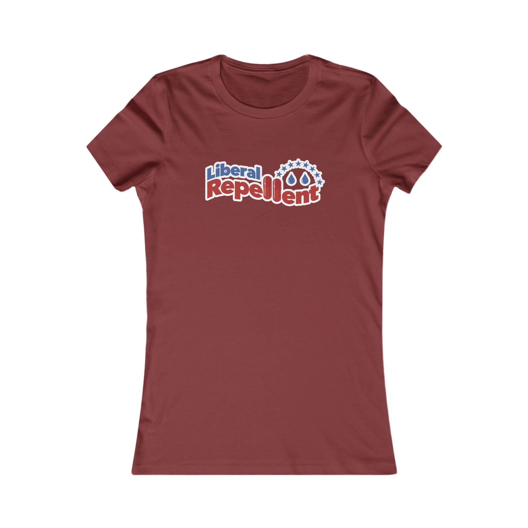 Liberal Repellent - Ladies Soft Cotton Cap Sleeve T-Shirt