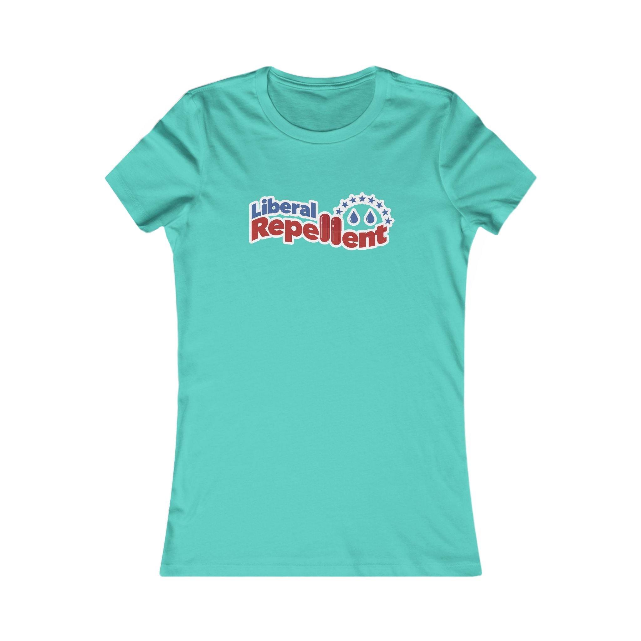 Liberal Repellent - Ladies Soft Cotton Cap Sleeve T-Shirt