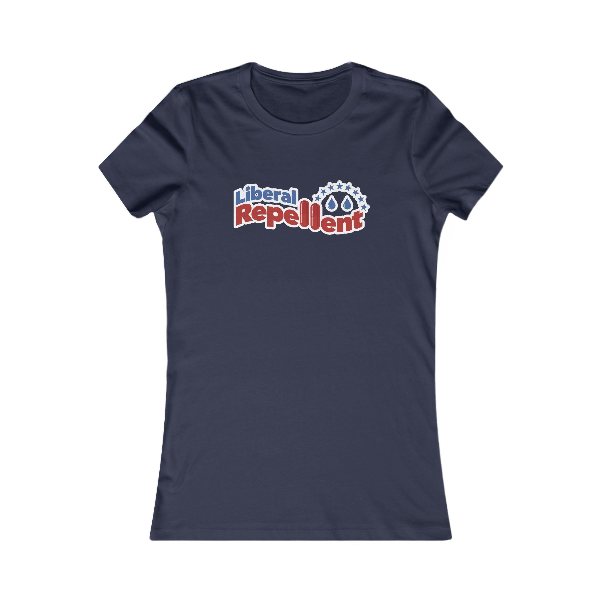 Liberal Repellent - Ladies Soft Cotton Cap Sleeve T-Shirt