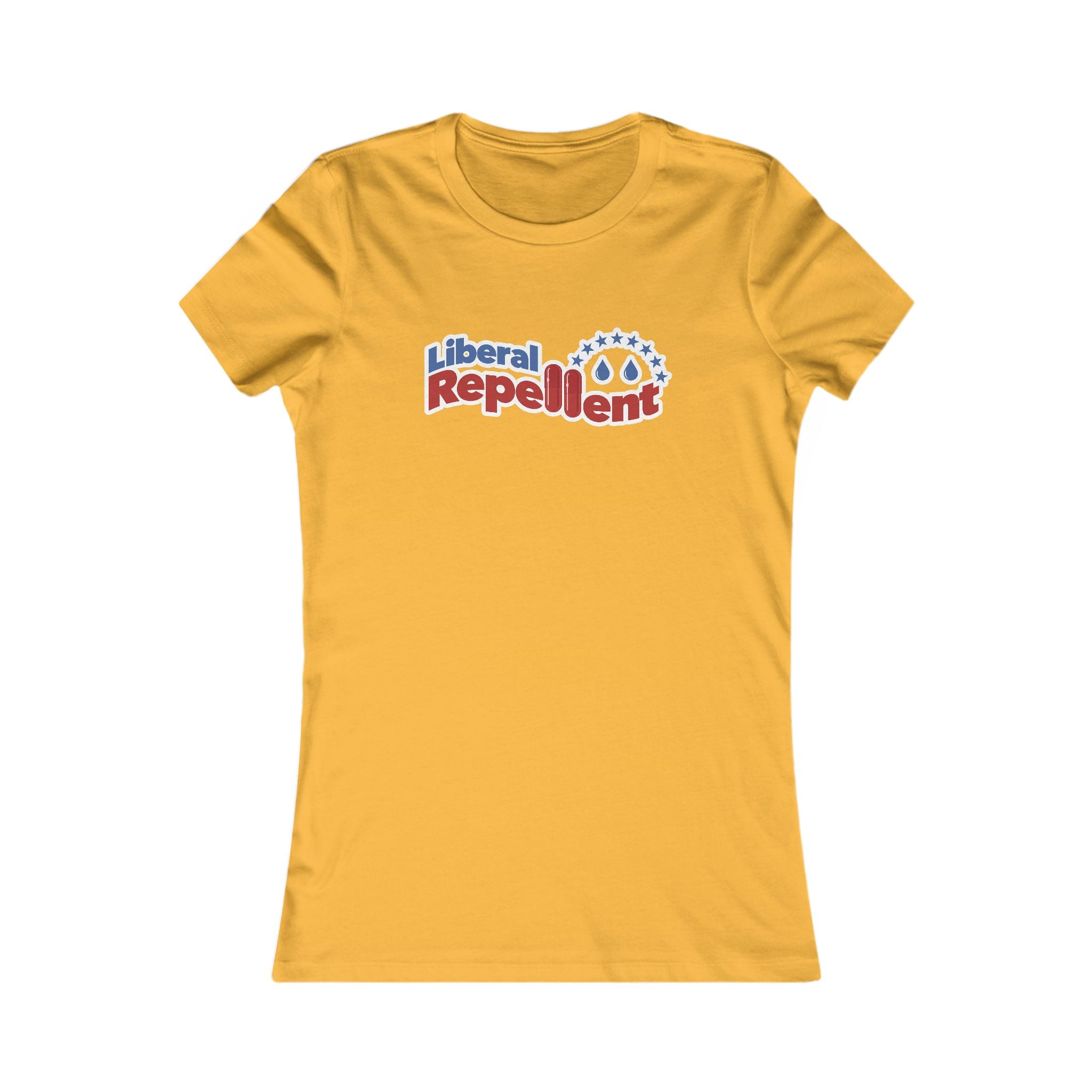 Liberal Repellent - Ladies Soft Cotton Cap Sleeve T-Shirt