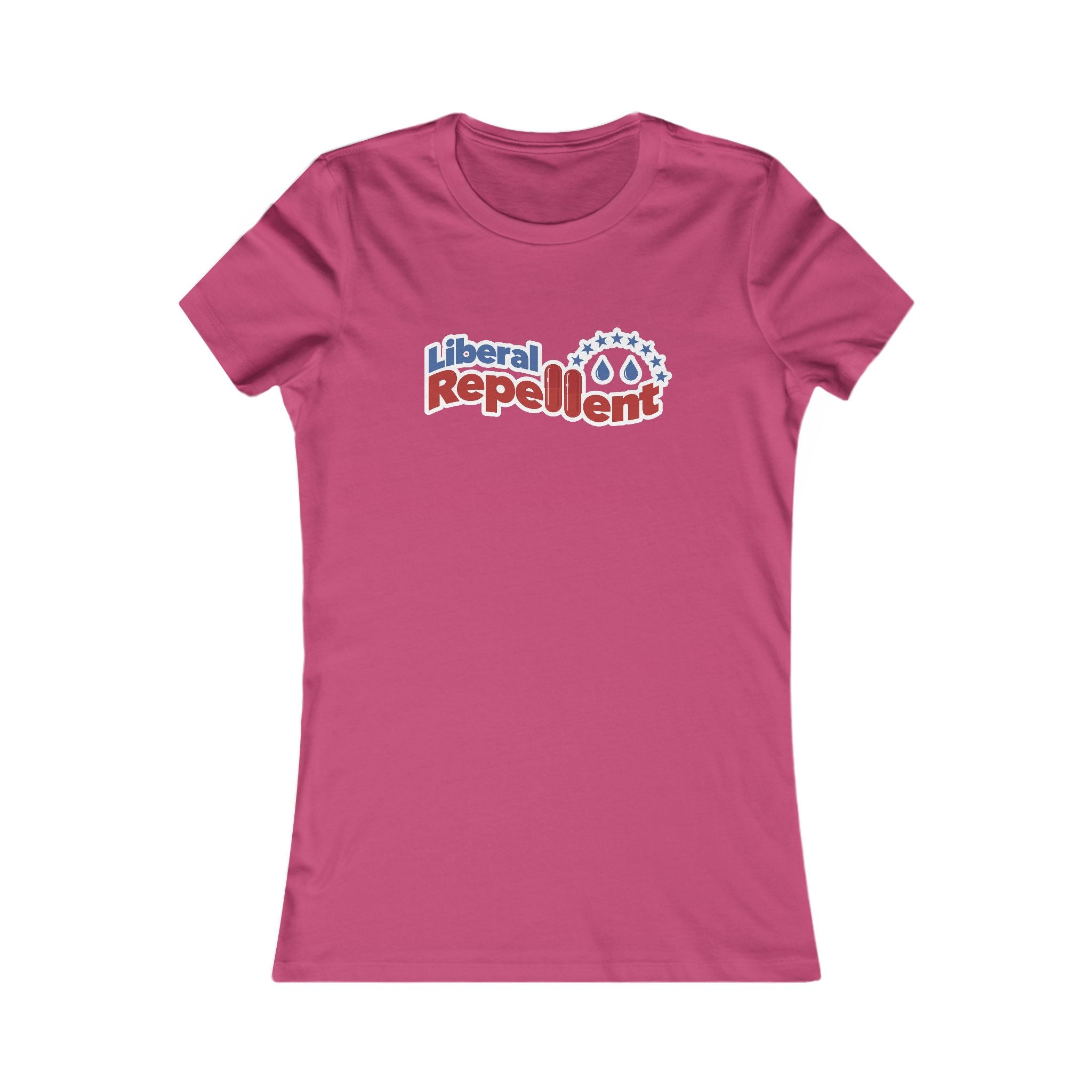 Liberal Repellent - Ladies Soft Cotton Cap Sleeve T-Shirt