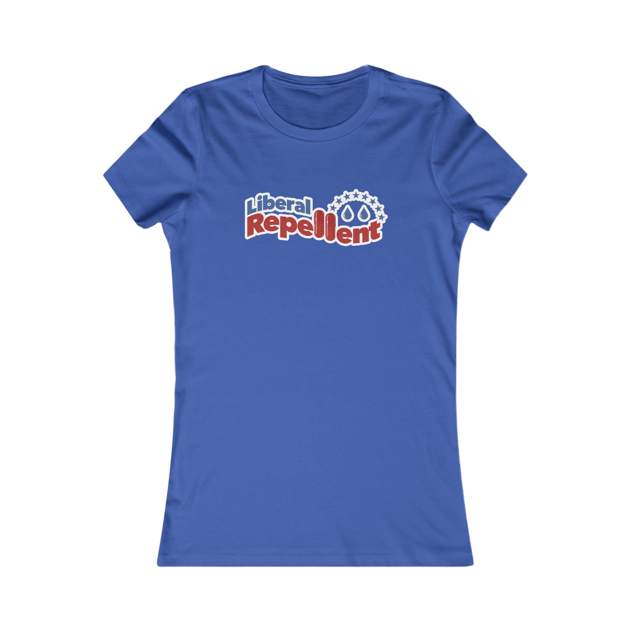 Liberal Repellent - Ladies Soft Cotton Cap Sleeve T-Shirt