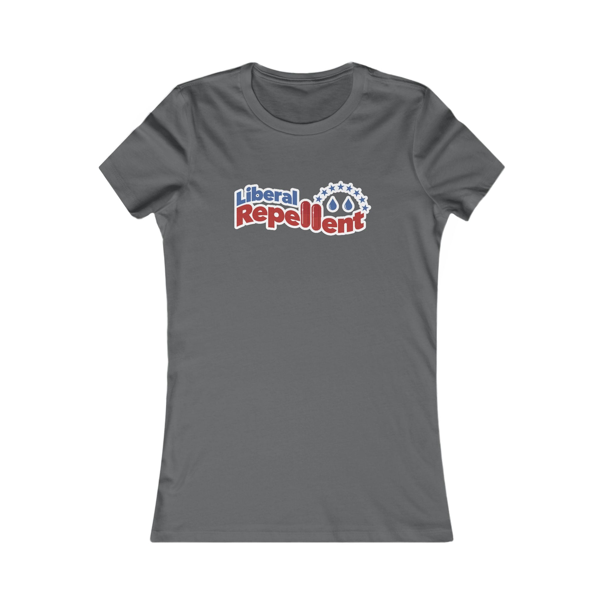 Liberal Repellent - Ladies Soft Cotton Cap Sleeve T-Shirt