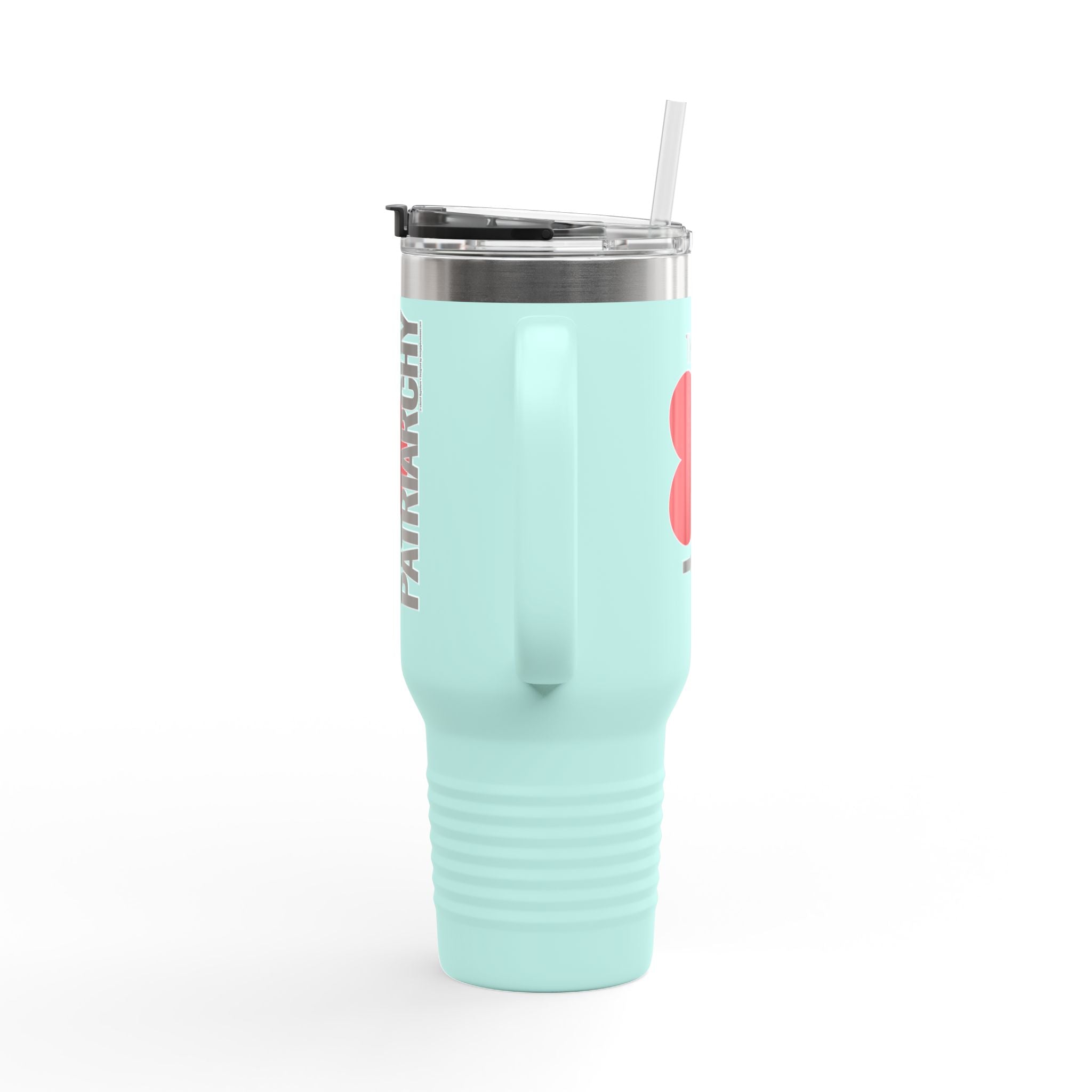 I Heart the Patriarchy - 40oz Insulated Travel Mug