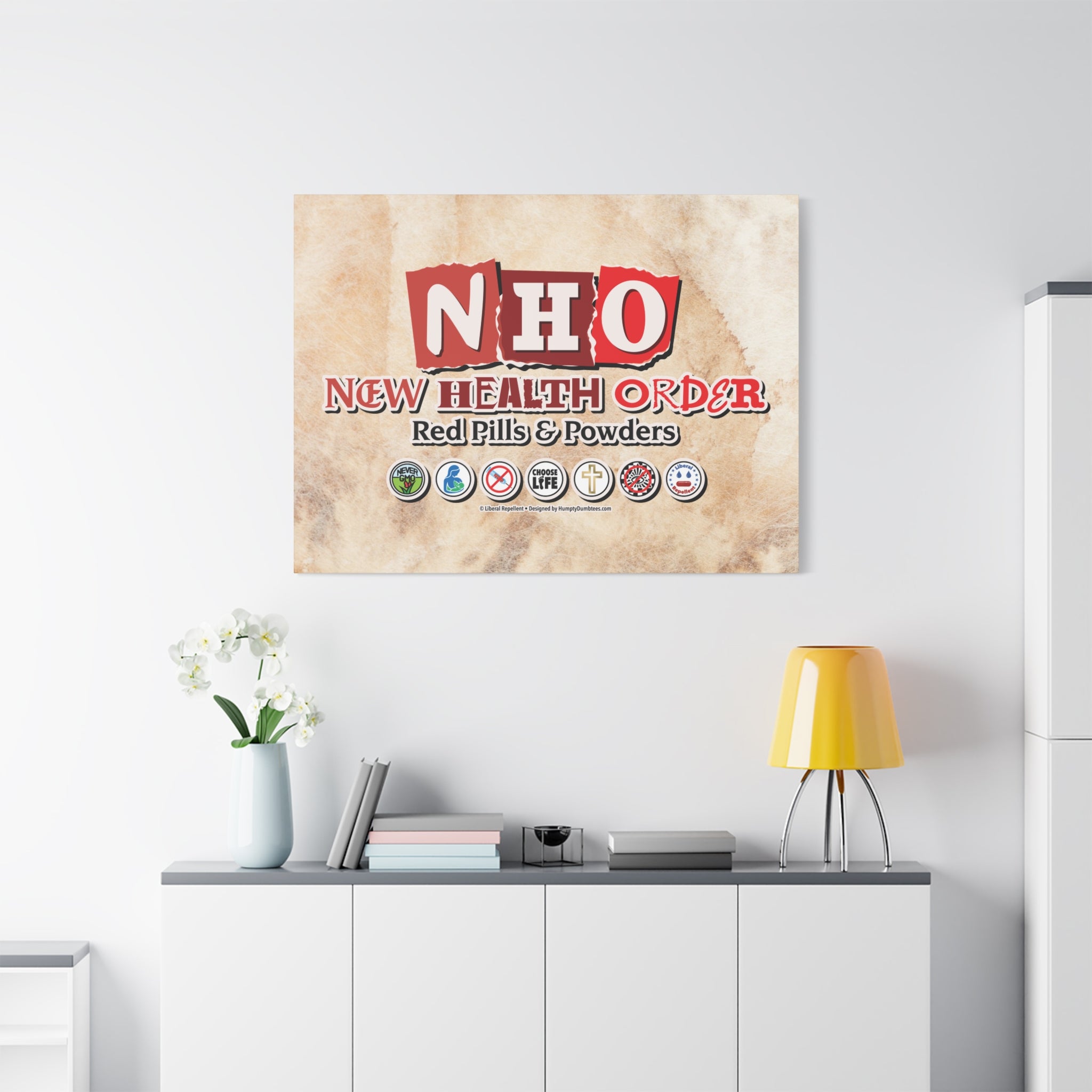 New Health Order - Gallery Wrapped Canvas Wall Art