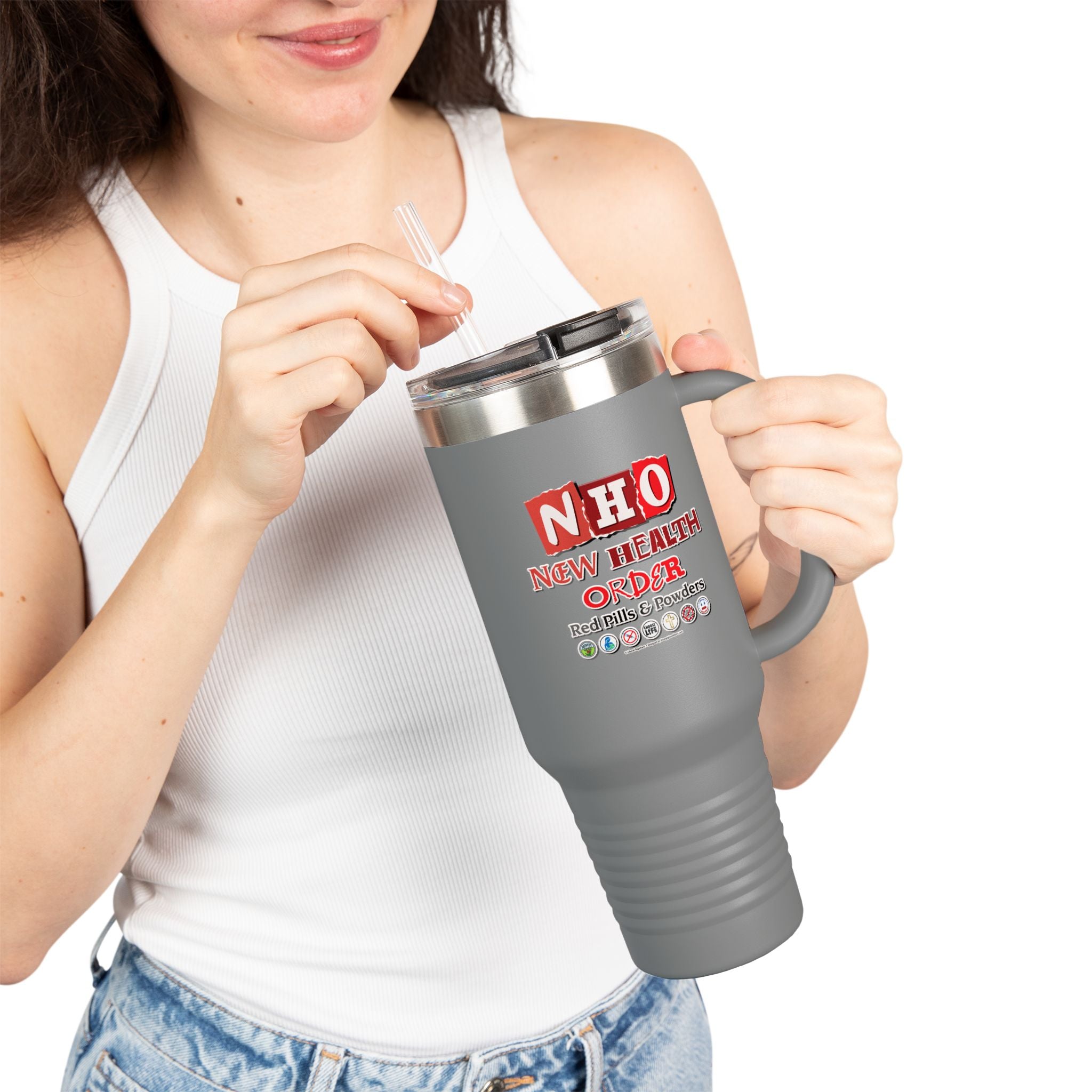 New Health Order - 40oz Insulated Travel Mug
