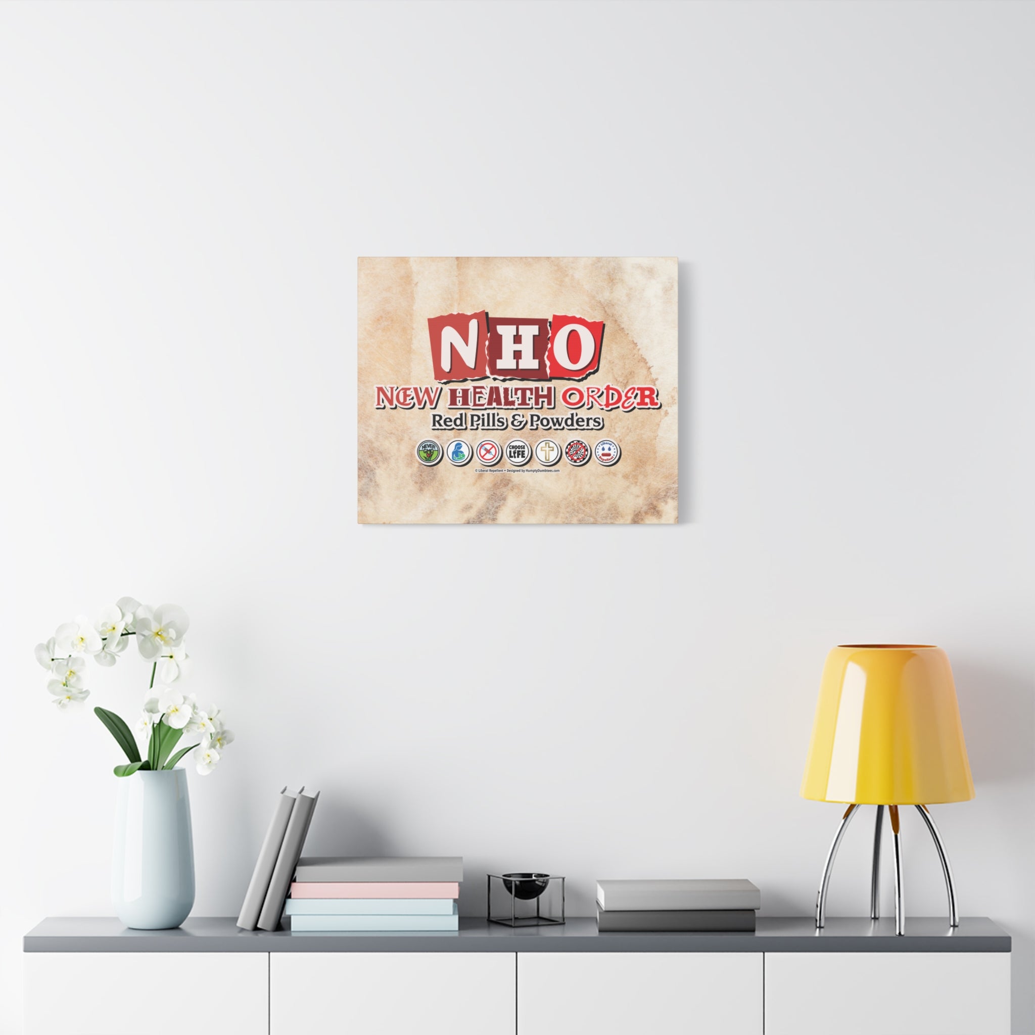 New Health Order - Gallery Wrapped Canvas Wall Art