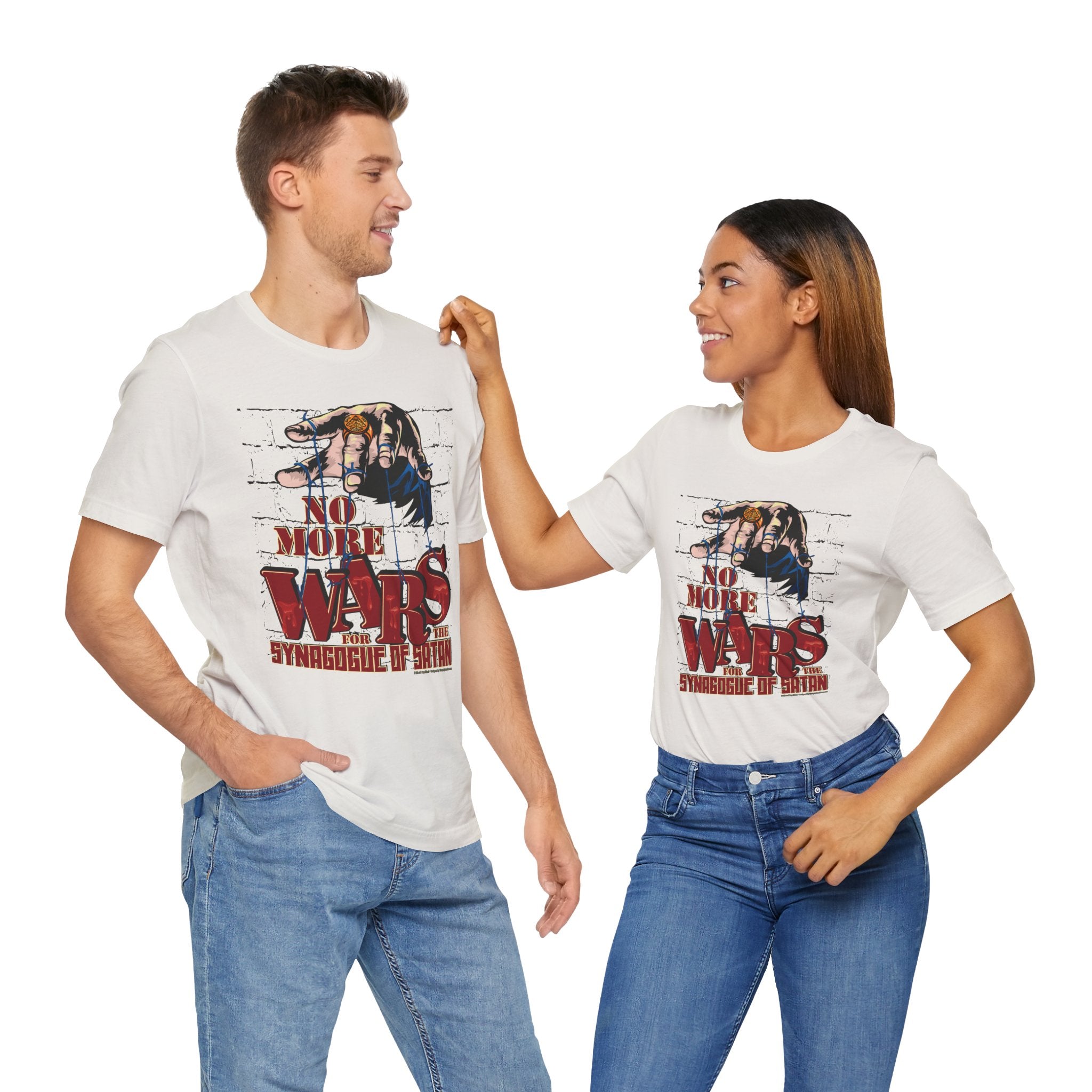 No More Wars for the Synagogue of Satan - Unisex Soft Cotton Short Sleeve T-Shirt