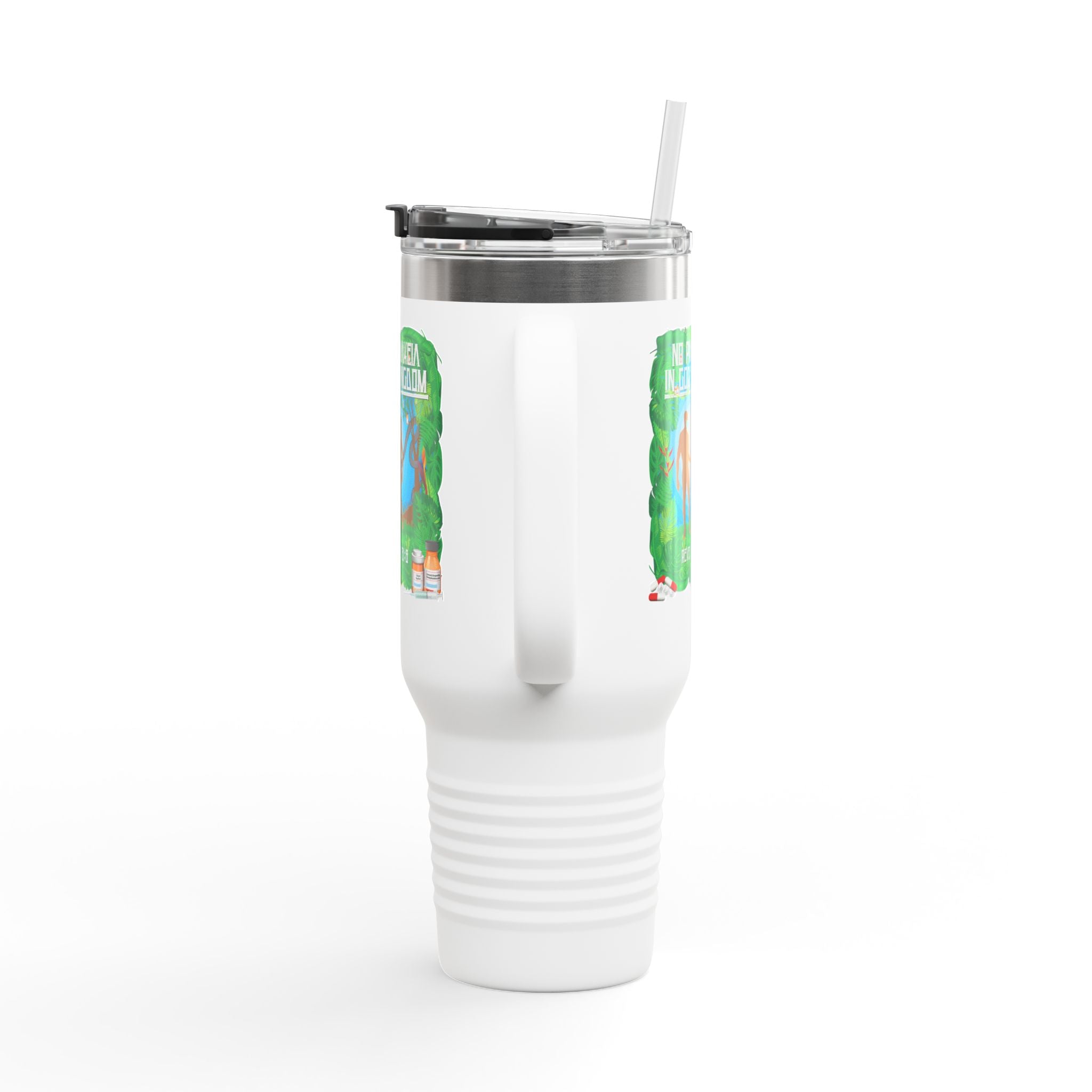 No Pharmakeia in God's Kingdom - 40oz Insulated Travel Mug