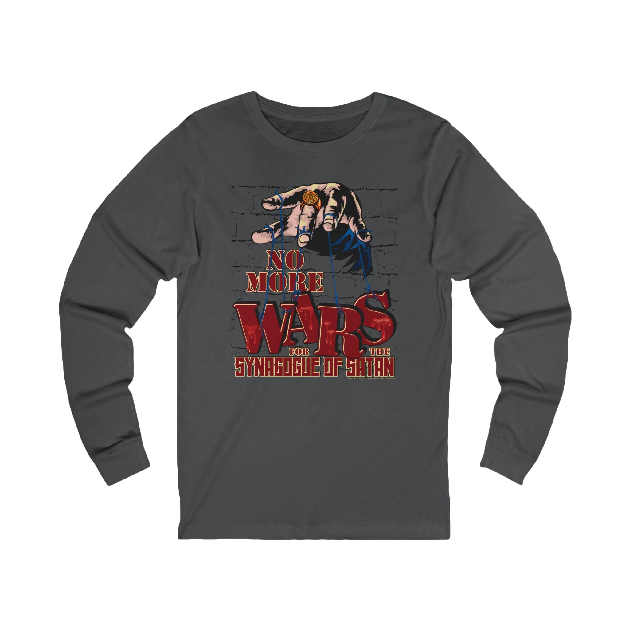 No More Wars for the Synagogue of Satan - Unisex Soft Cotton Long Sleeve T-Shirt