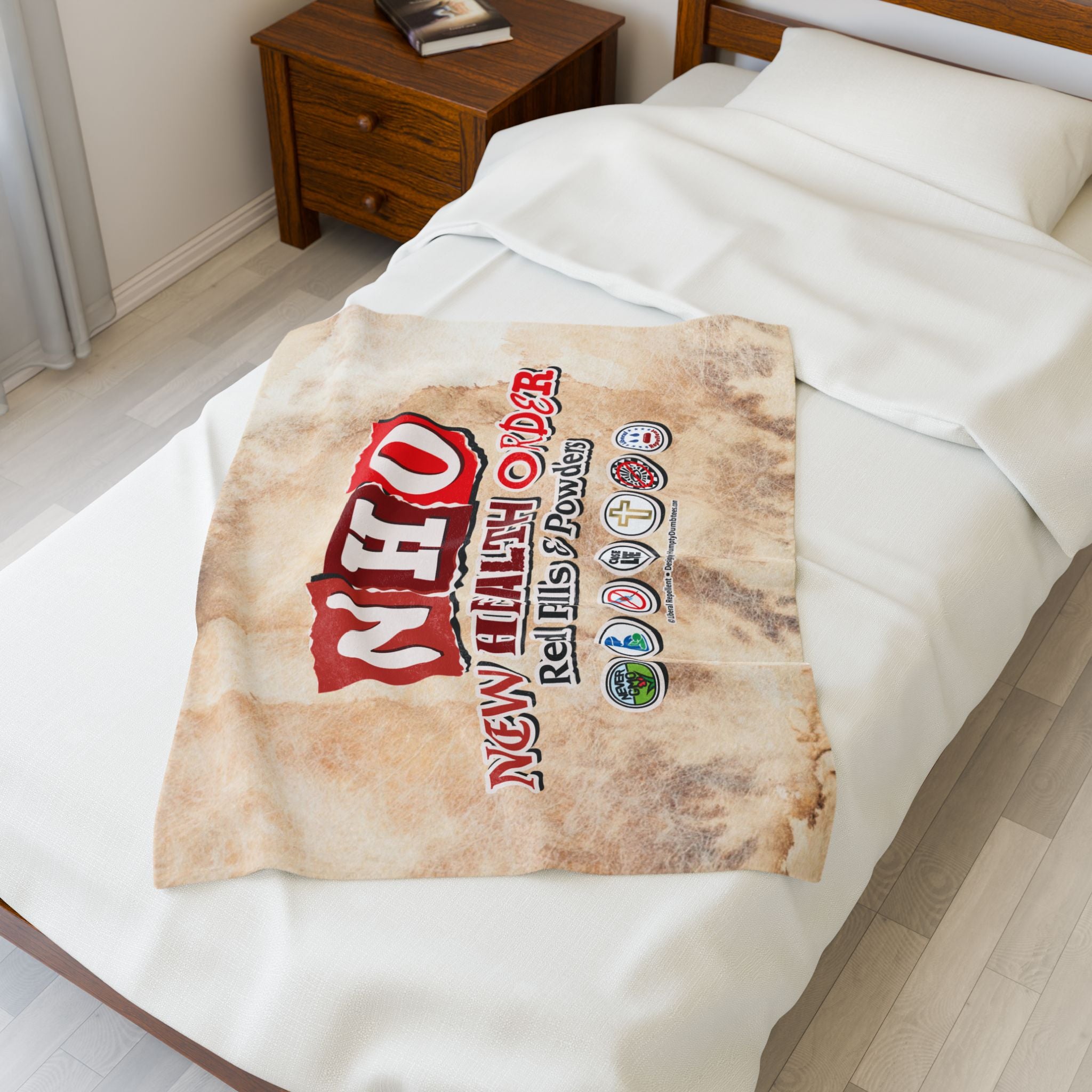 New Health Order - Eco-Friendly Velveteen Plush Blanket