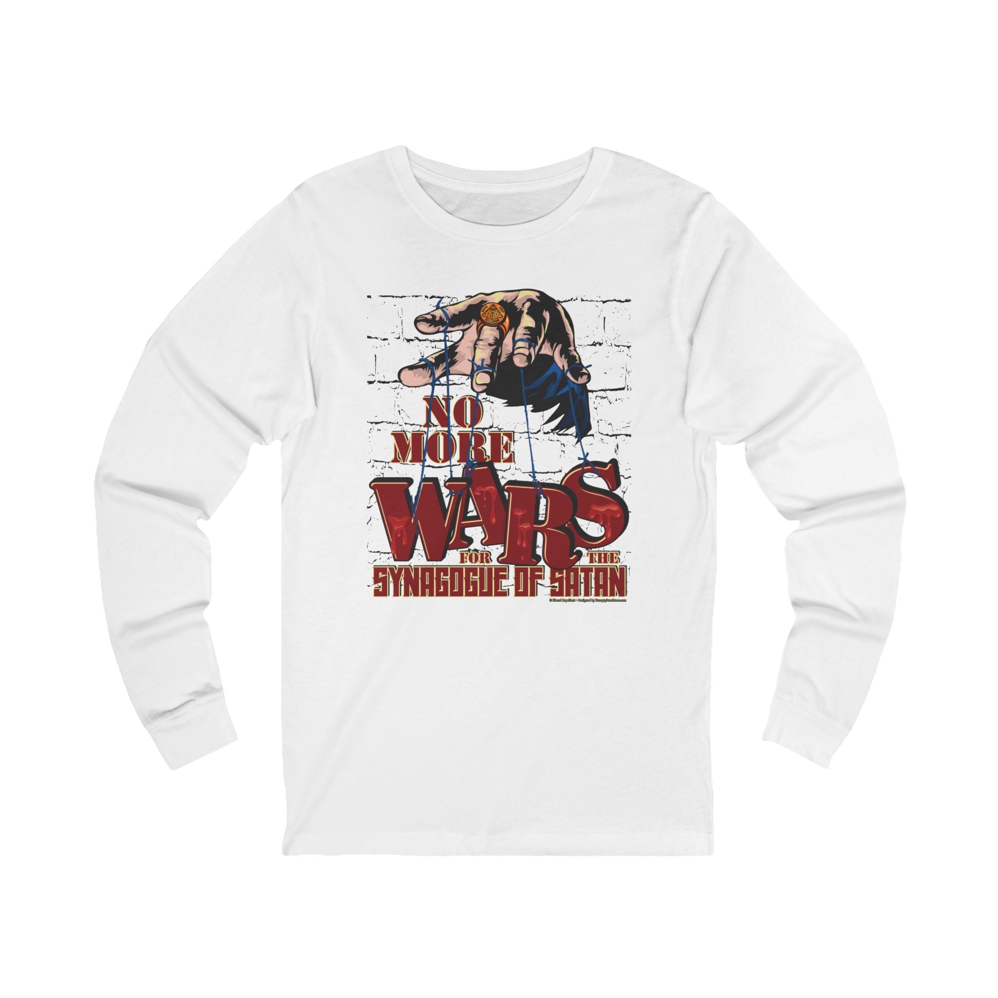 No More Wars for the Synagogue of Satan - Unisex Soft Cotton Long Sleeve T-Shirt
