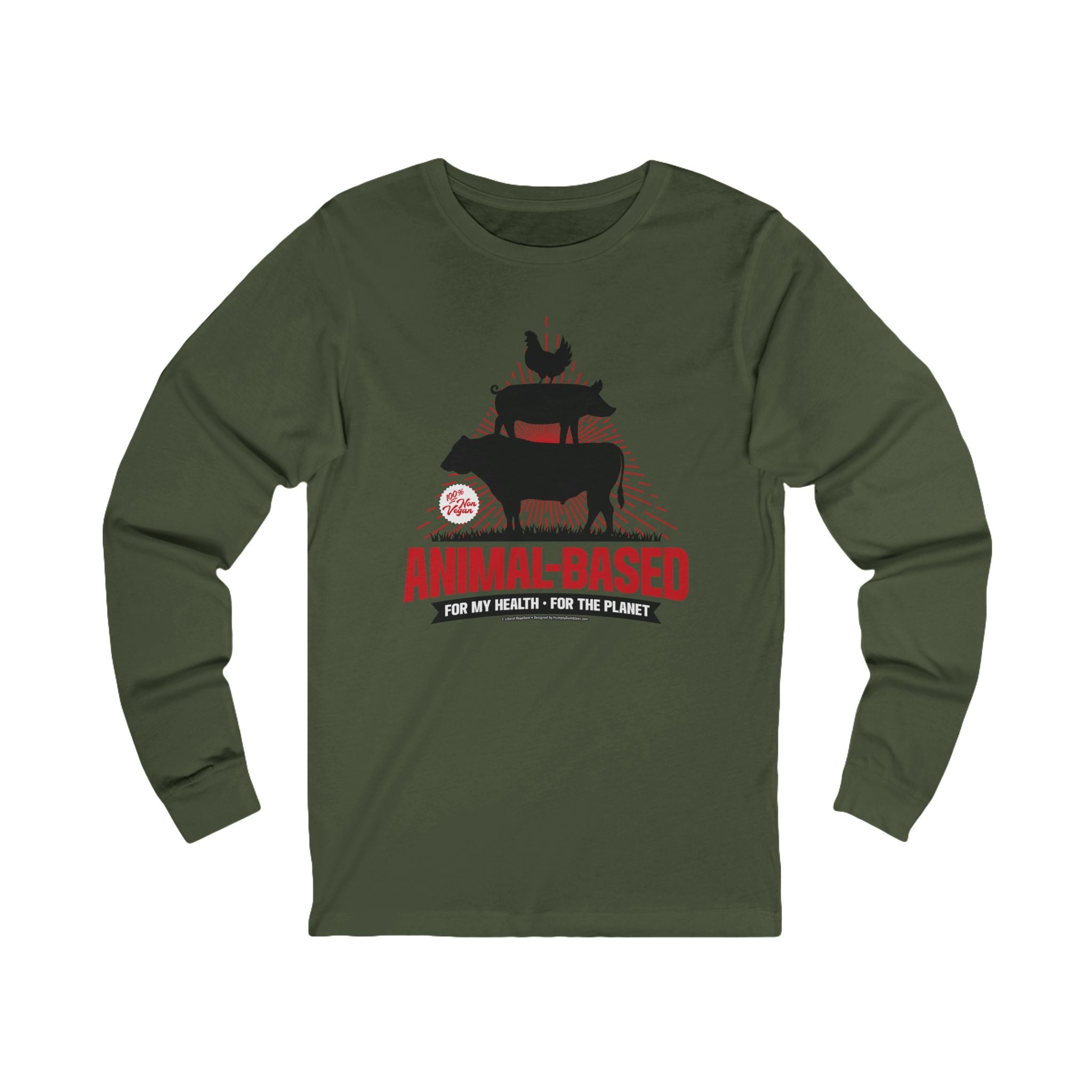 Animal Based - Unisex Soft Cotton Long Sleeve T-Shirt