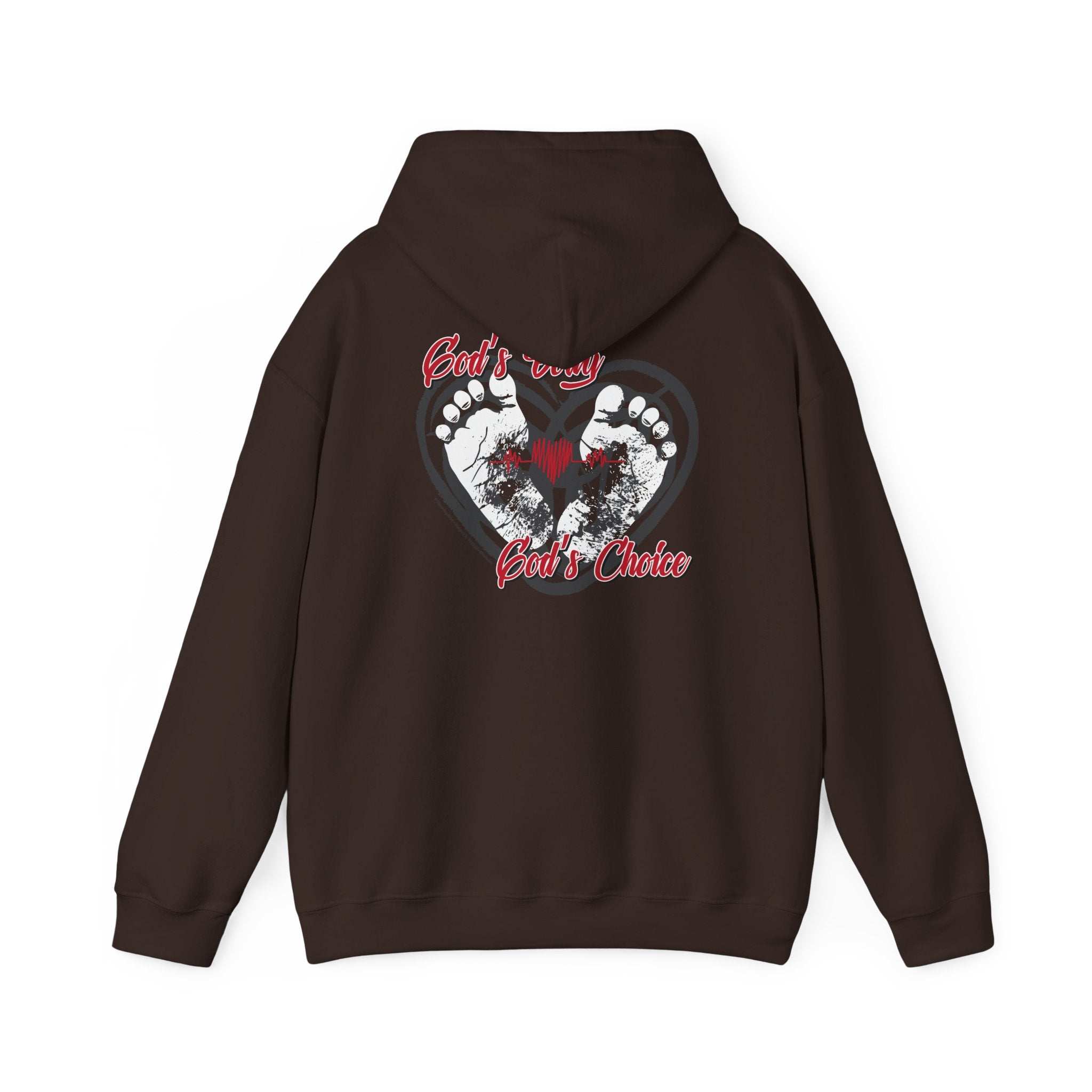 God's Body, God's Choice - Unisex Heavy Blend™ Hooded Sweatshirt