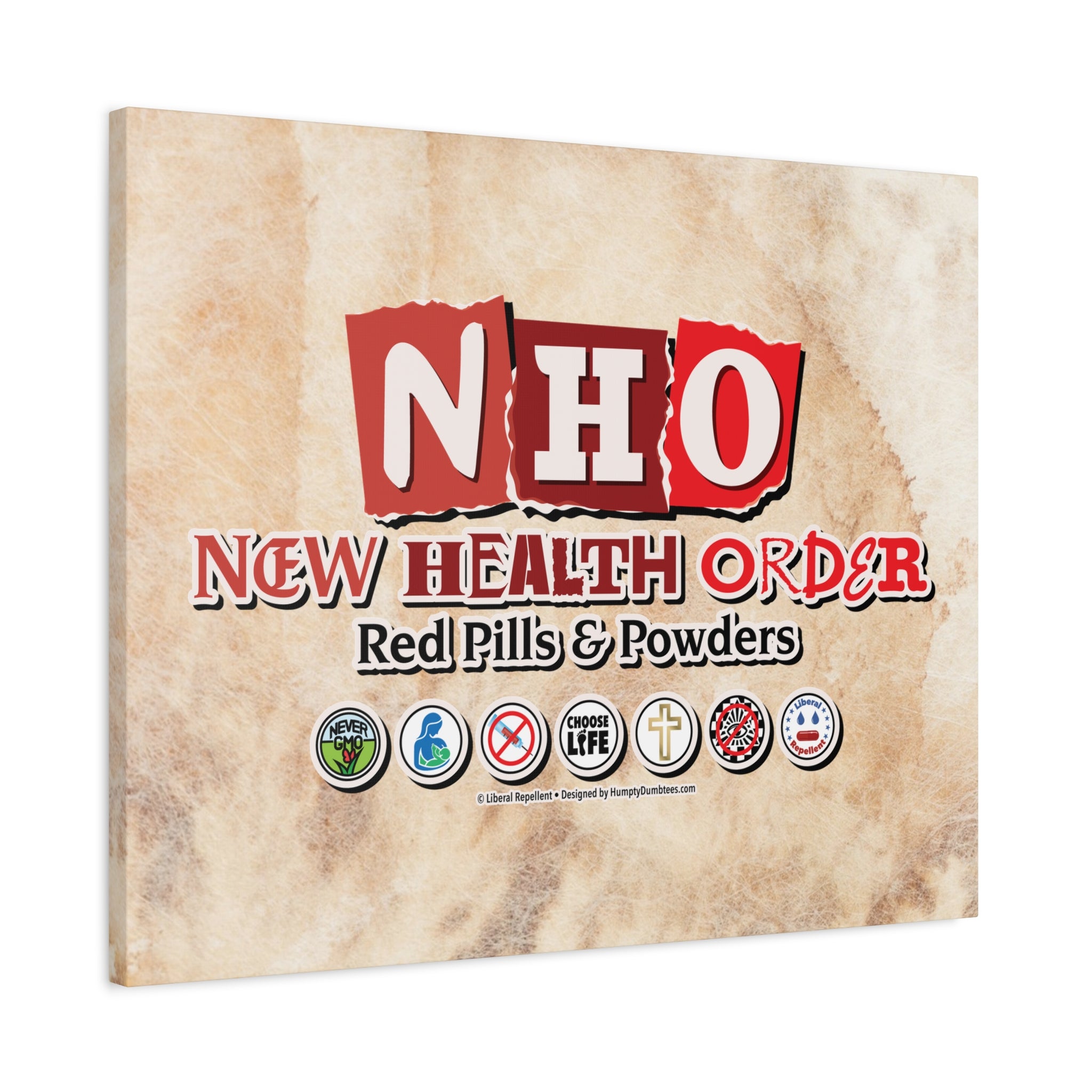 New Health Order - Gallery Wrapped Canvas Wall Art