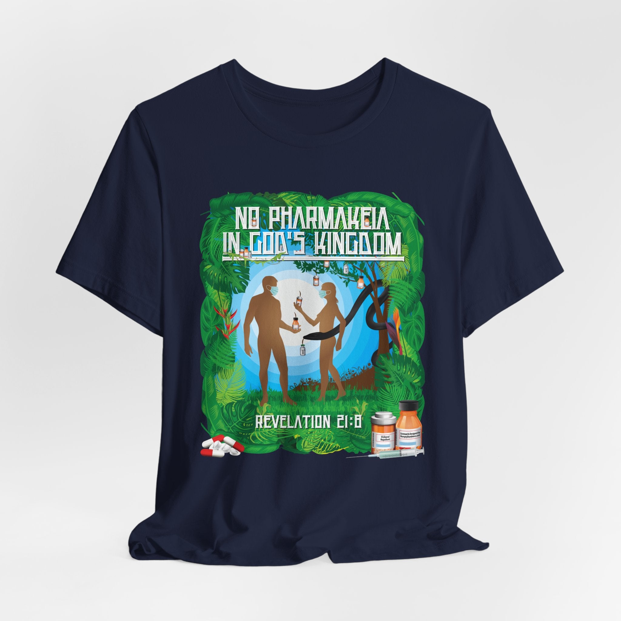 No Pharmakeia in God's Kingdom - Unisex Soft Cotton Short Sleeve T-Shirt