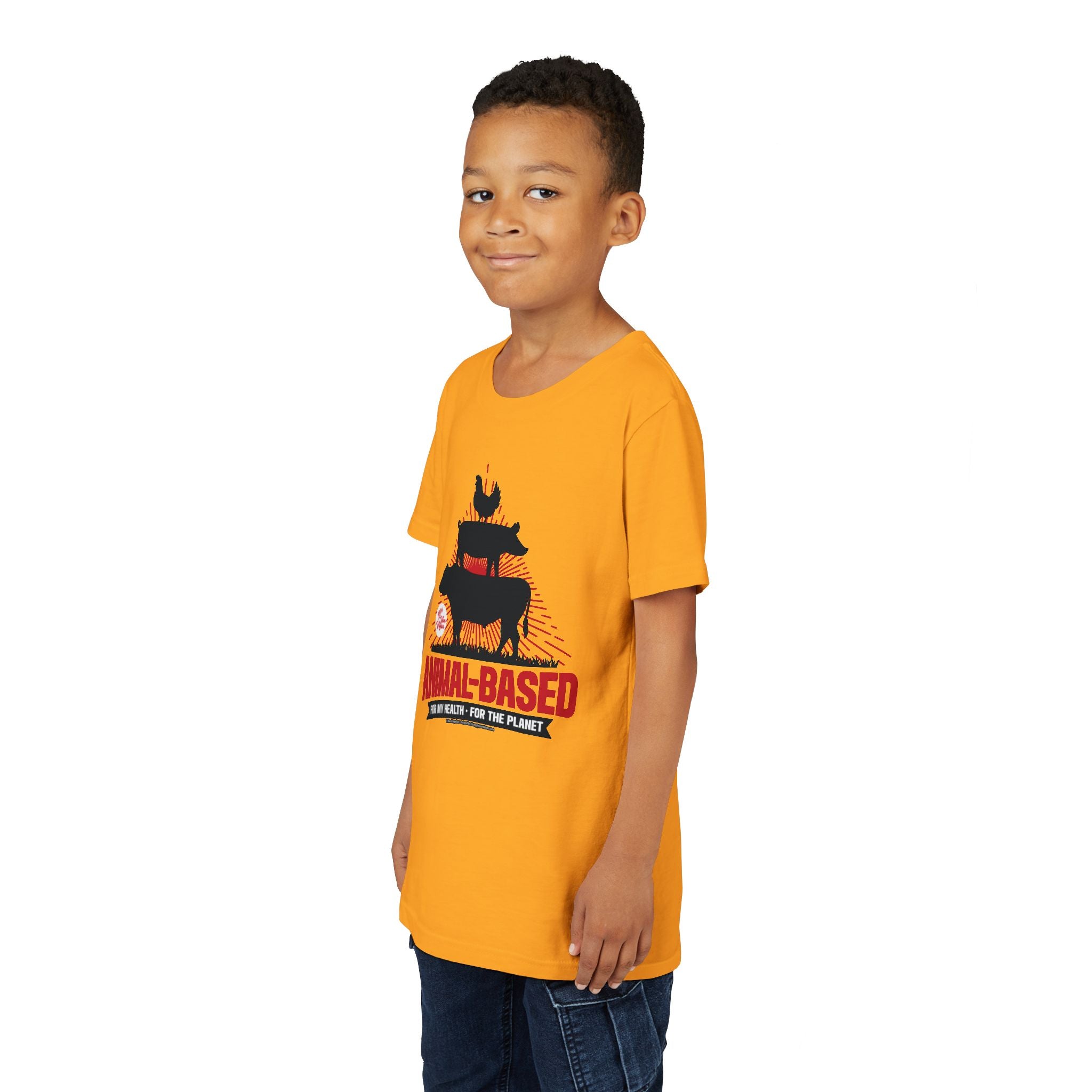 Animal Based - Youth Soft Cotton Short Sleeve T-Shirt