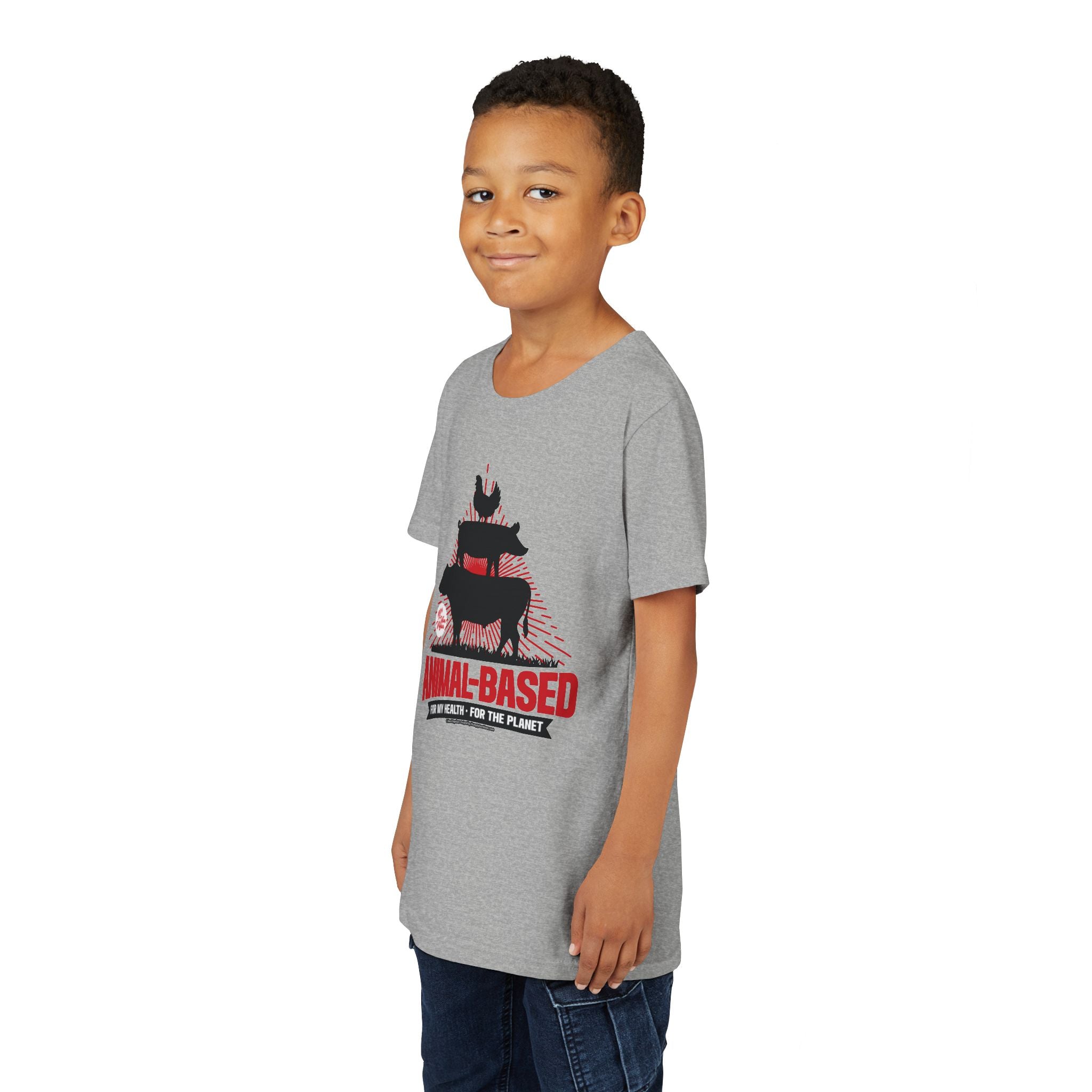 Animal Based - Youth Soft Cotton Short Sleeve T-Shirt